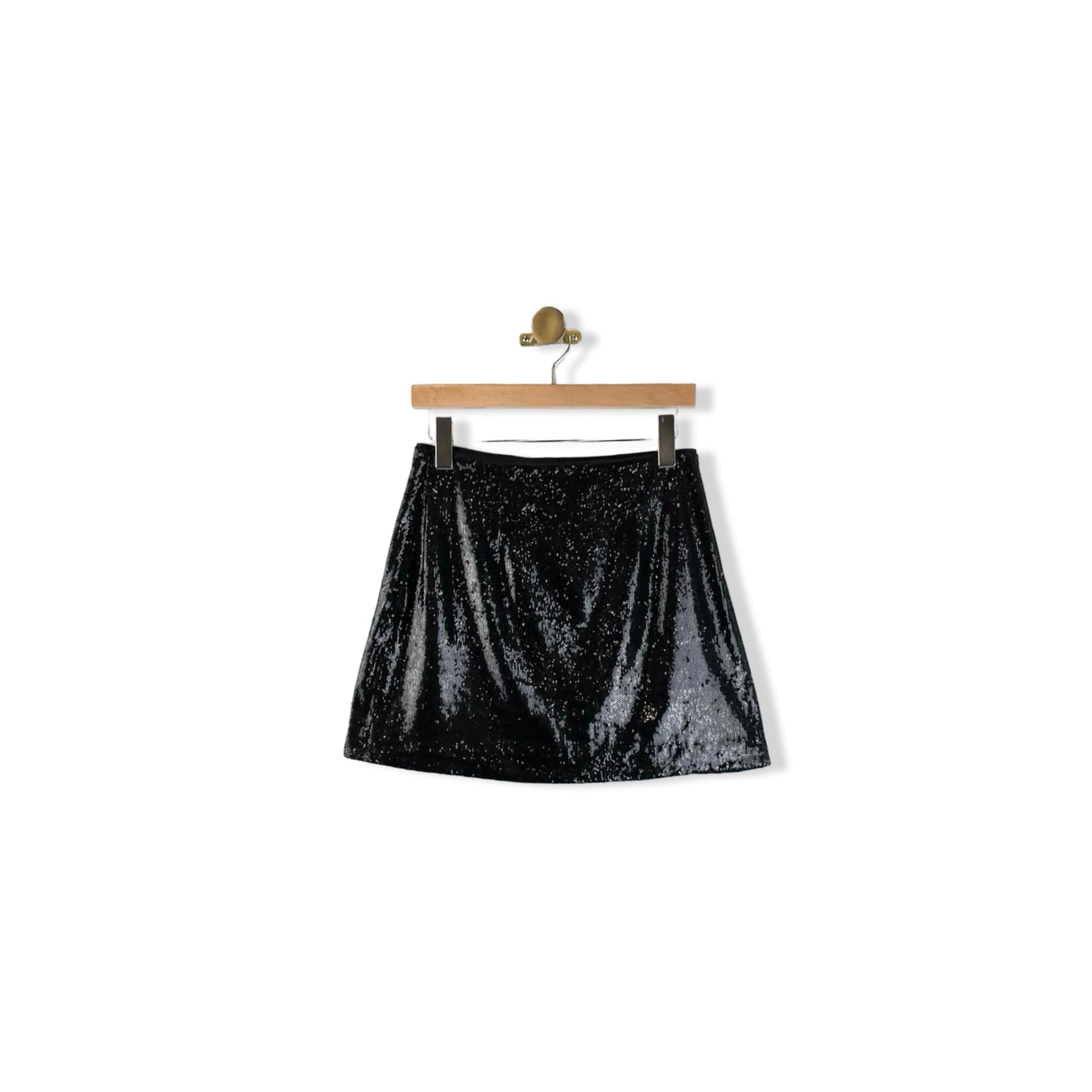 La Ligne Sequin Mini Skirt