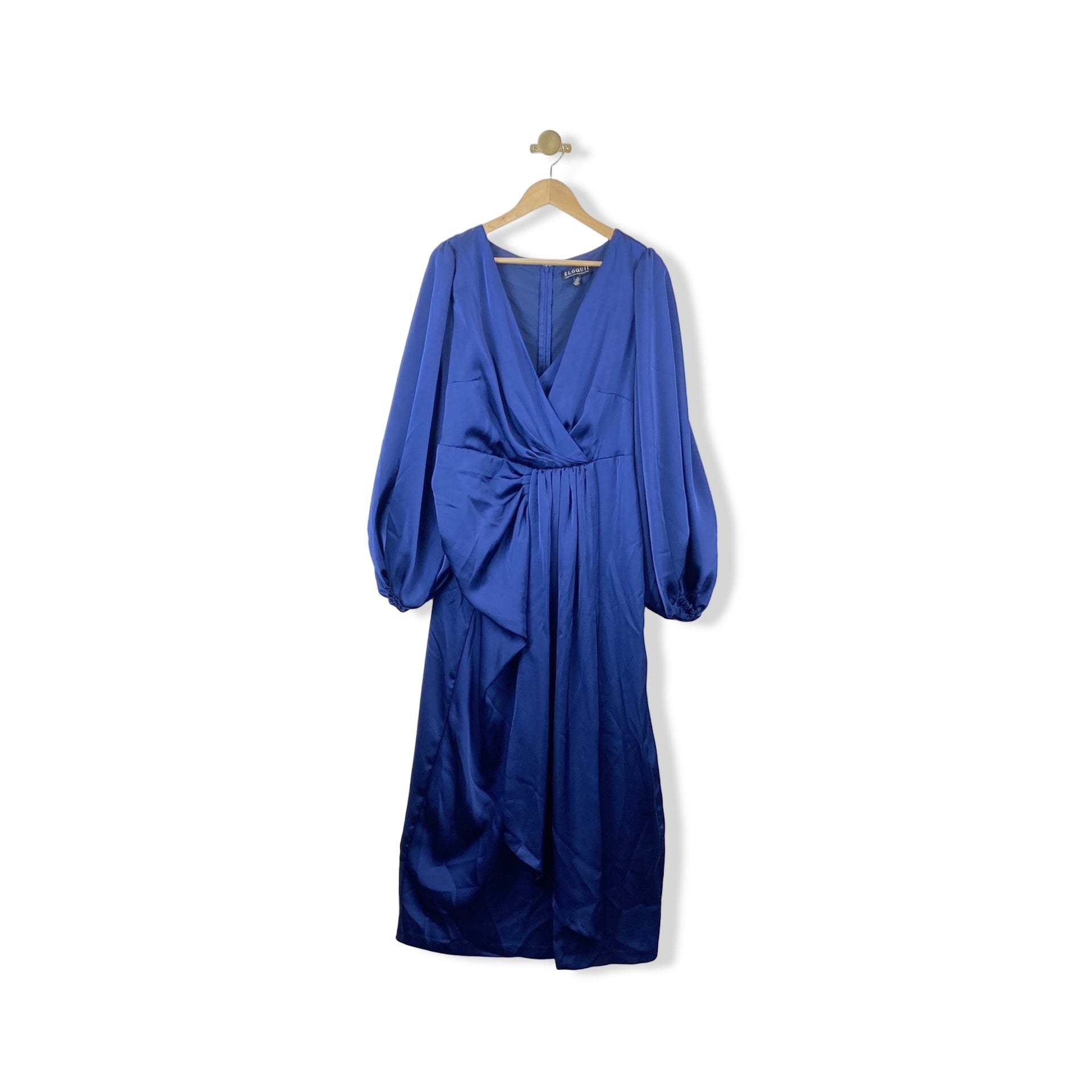 Eloquii Puff Sleeve Maxi Dress