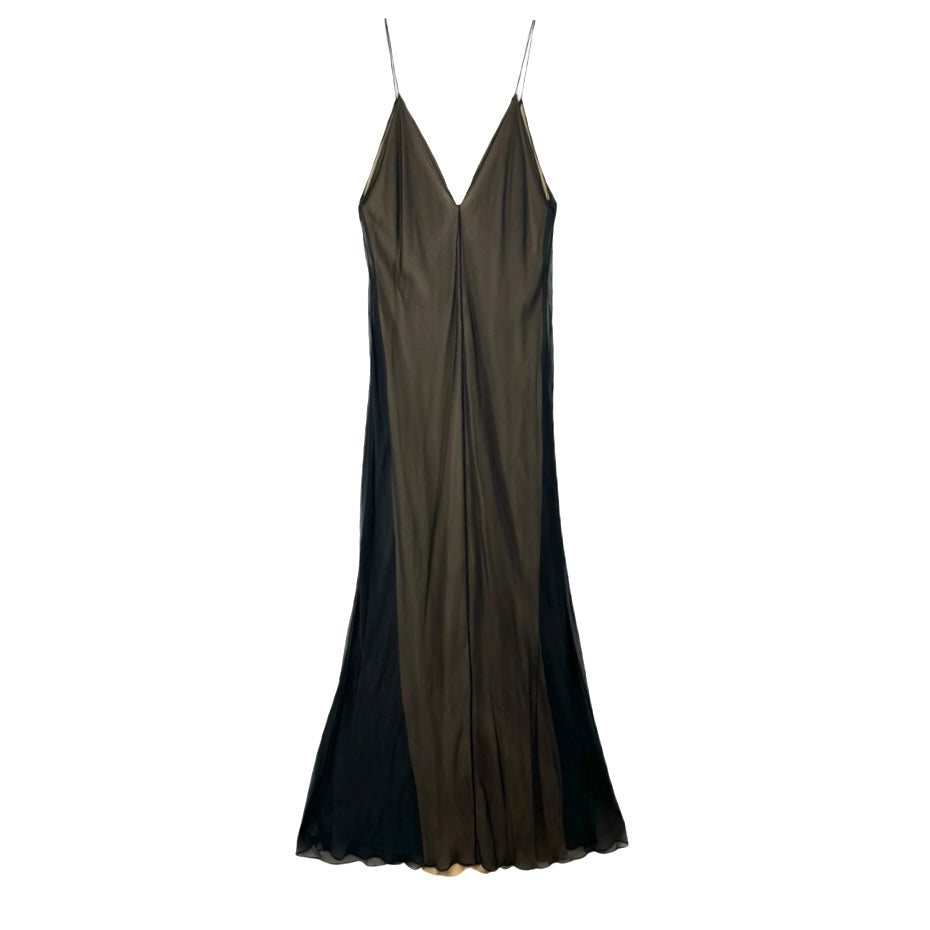 Melinda Eng Sheer Slip Maxi Dress