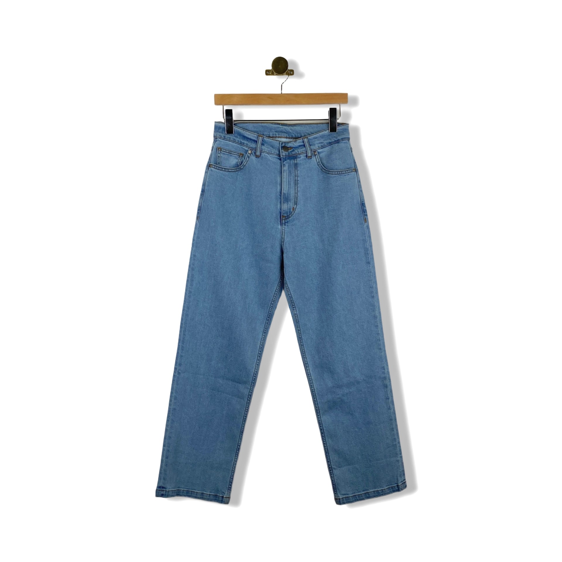 Loup Lightwash High Waisted Straight Leg Jeans