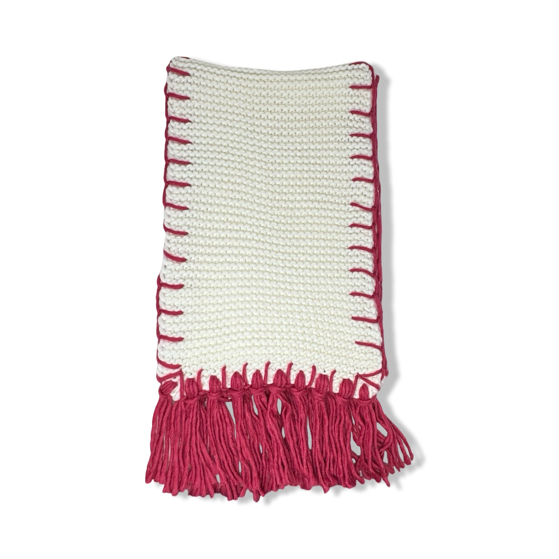 Fraas Rib Knit Fringe Scarf