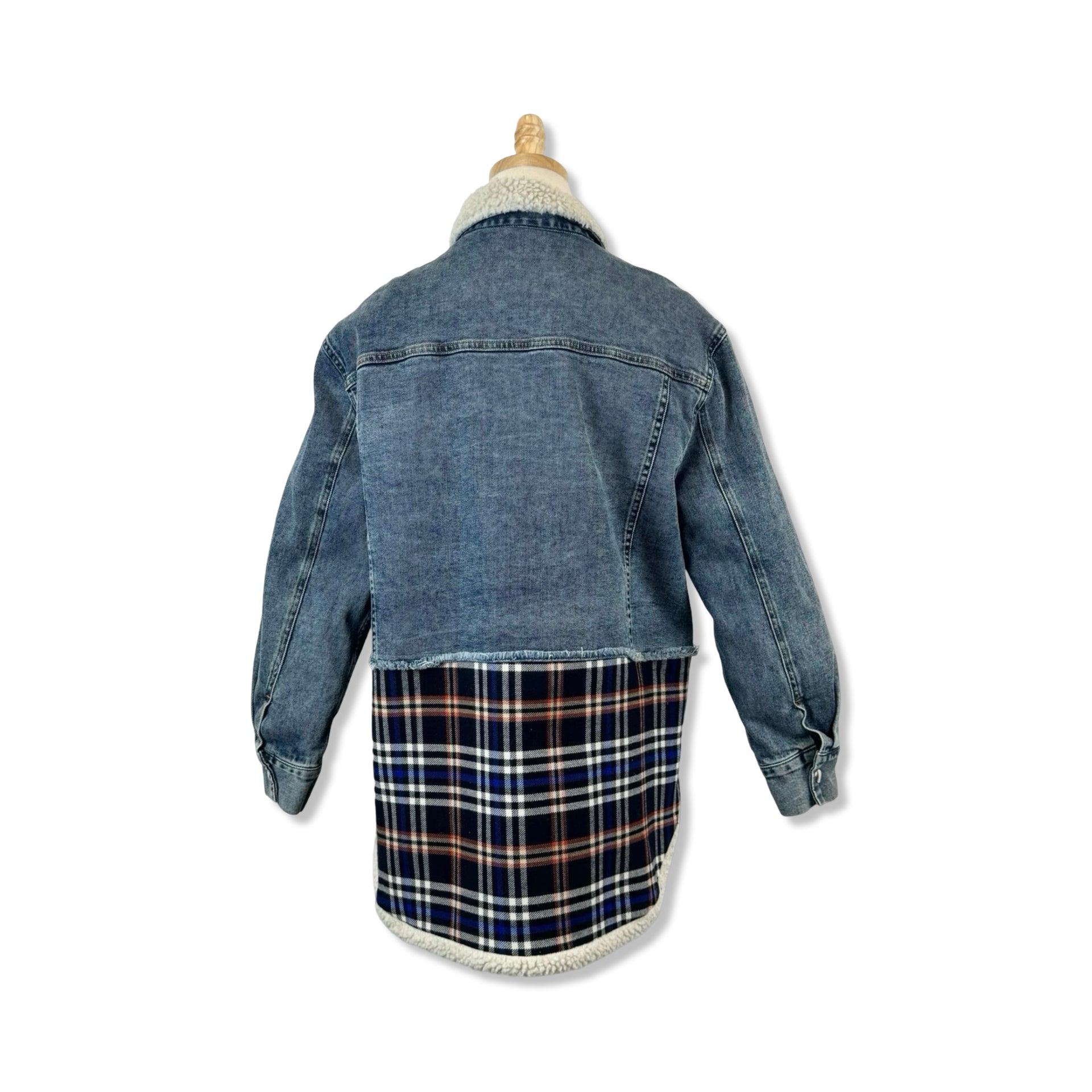 Sister Paul & Joe Peterson Denim Flannel Jacket