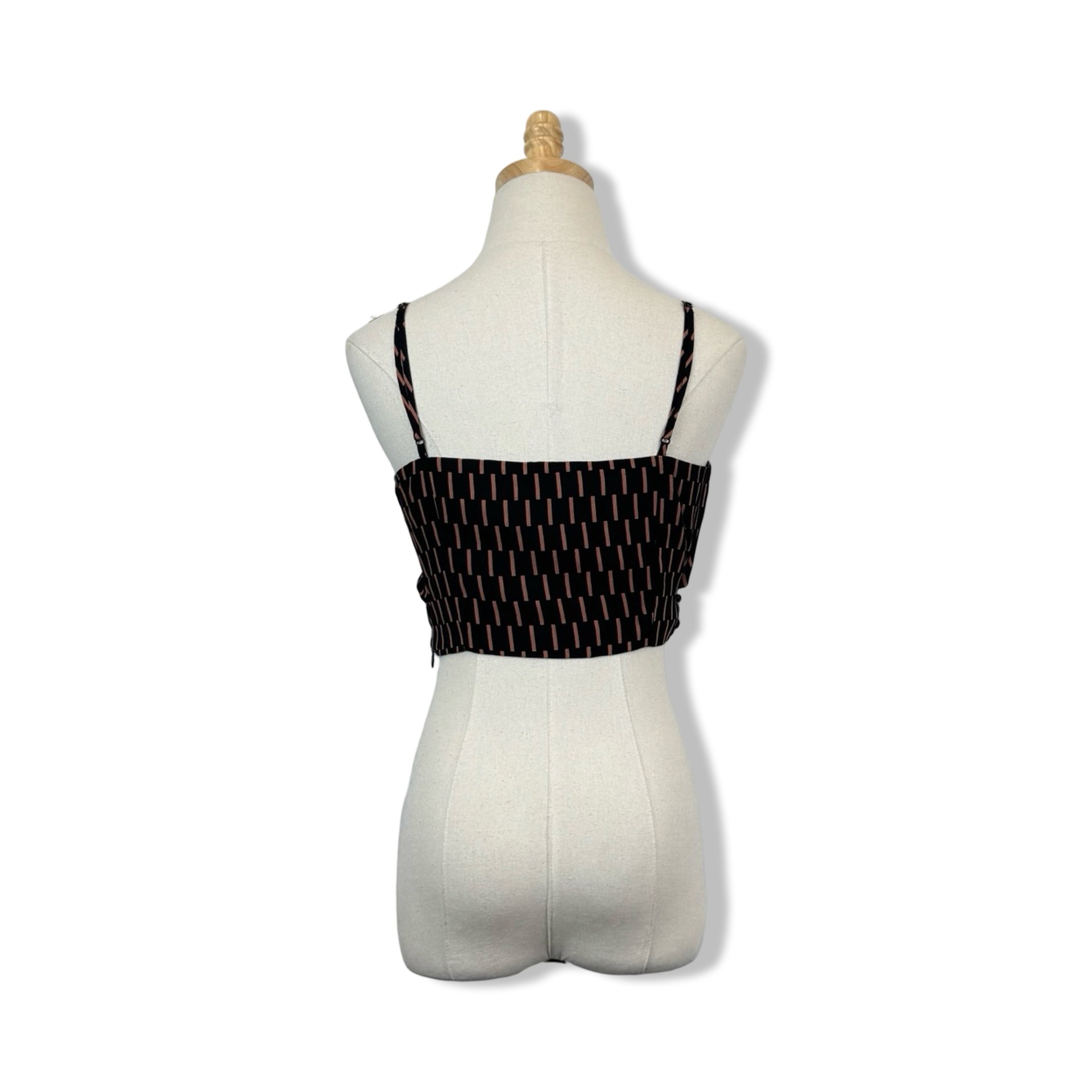 Rachel Comey Geometric Wrap Crop Top