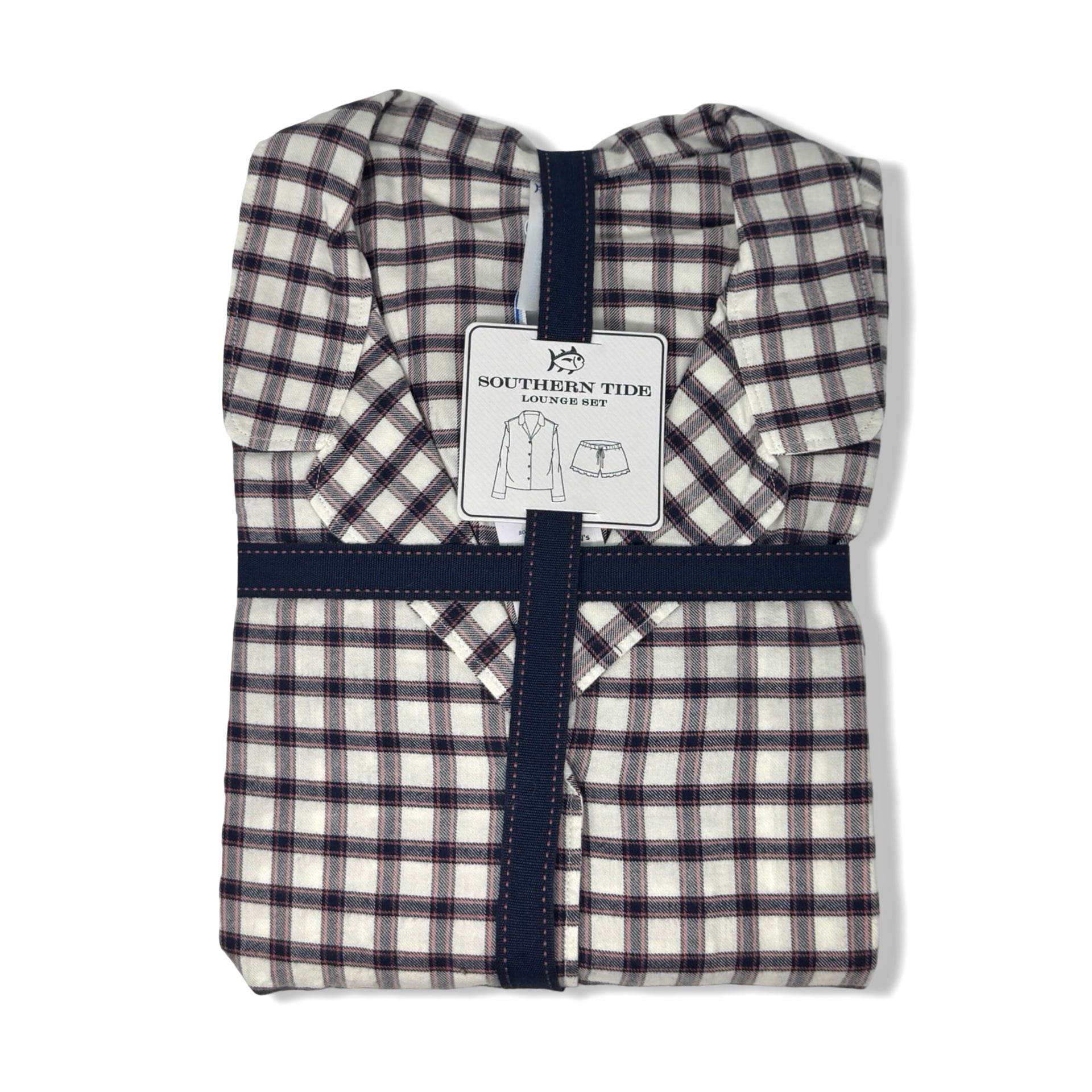 Southern Tide Silverleaf Plaid Lounge Set