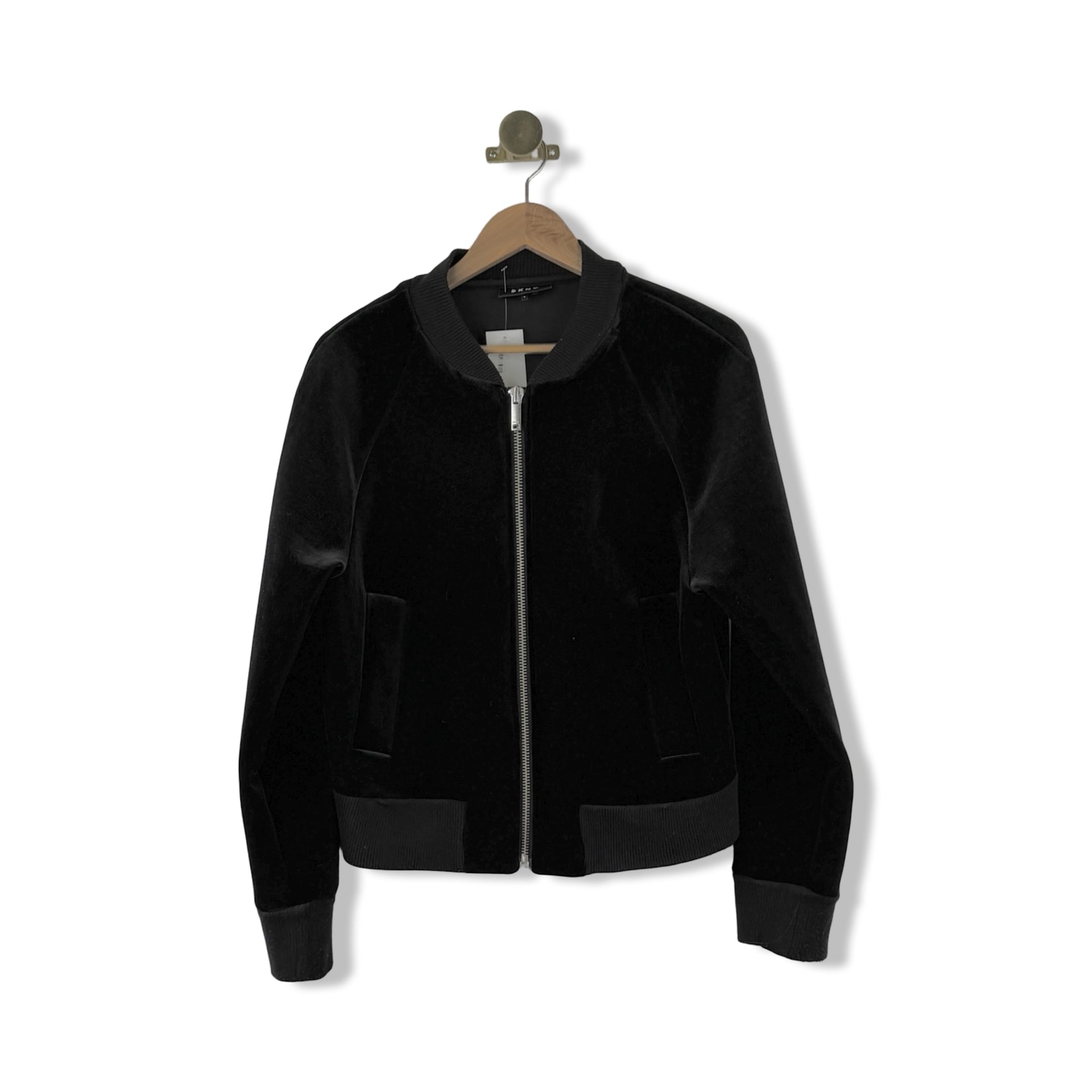 DKNY Velvet Bomber Jacket