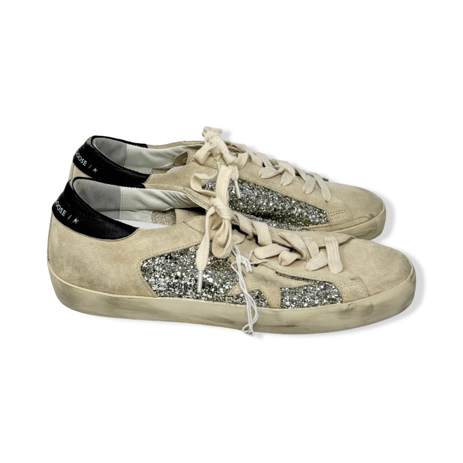 Golden Goose Superstar Platinum Sneakers