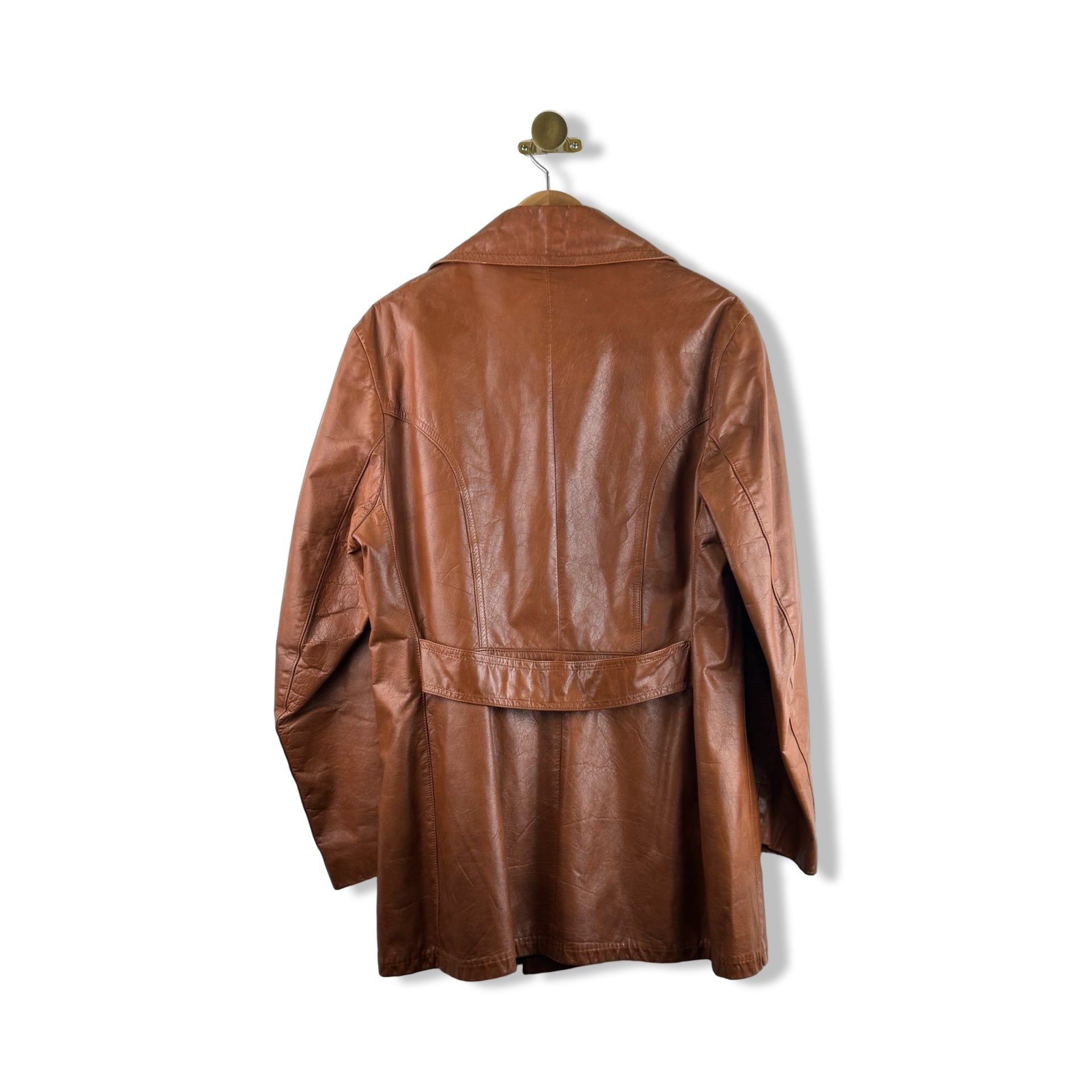 Vintage Victoria Leather Coat