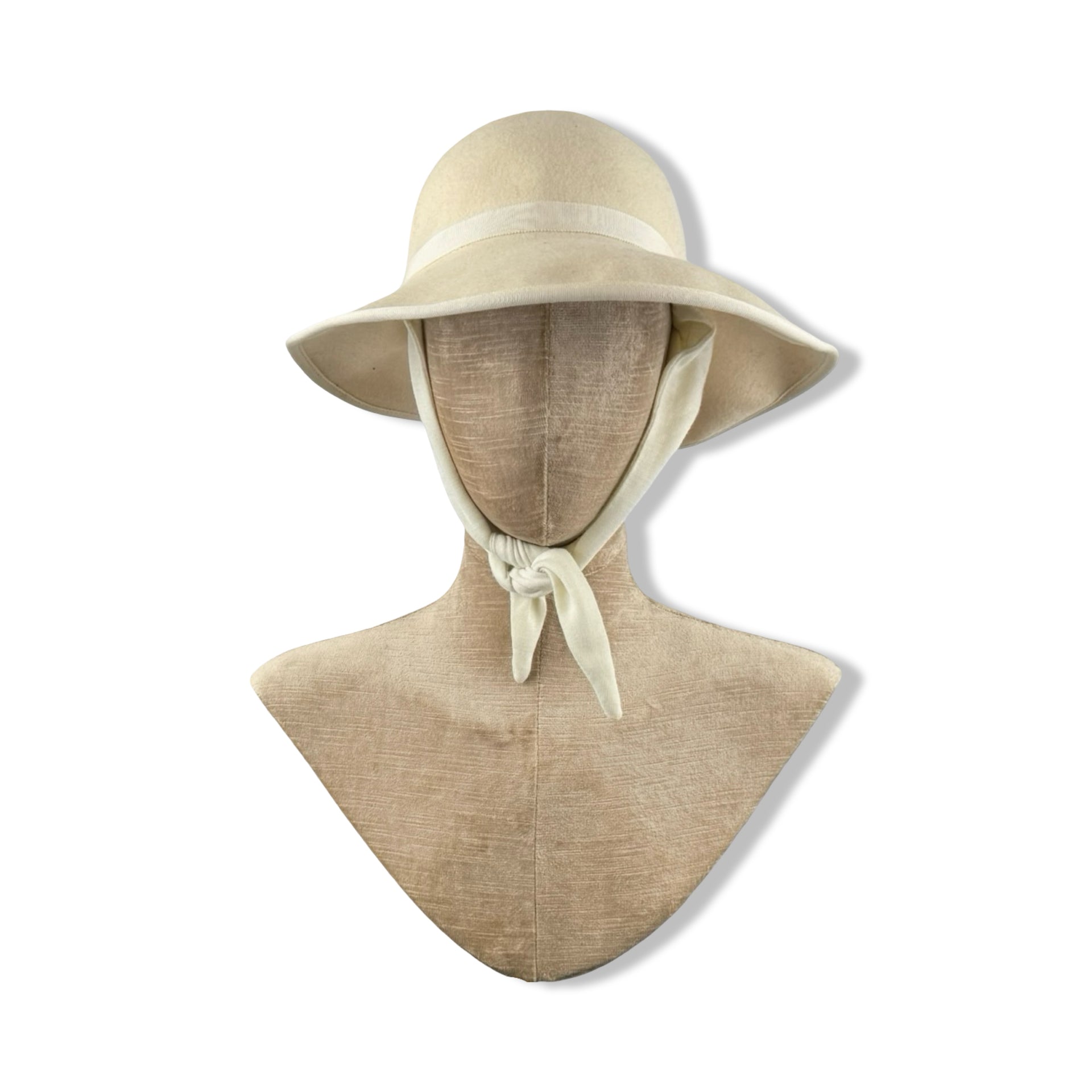 Vintage Michael Howard Wool Bow Strap Hat