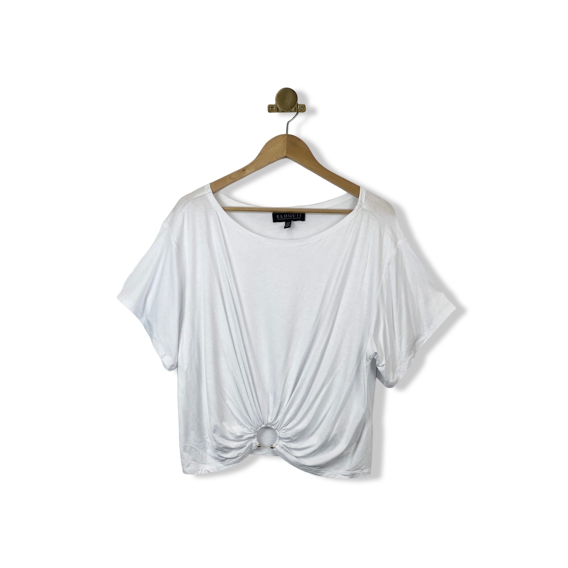 Eloquii Gathered Jumpring Top
