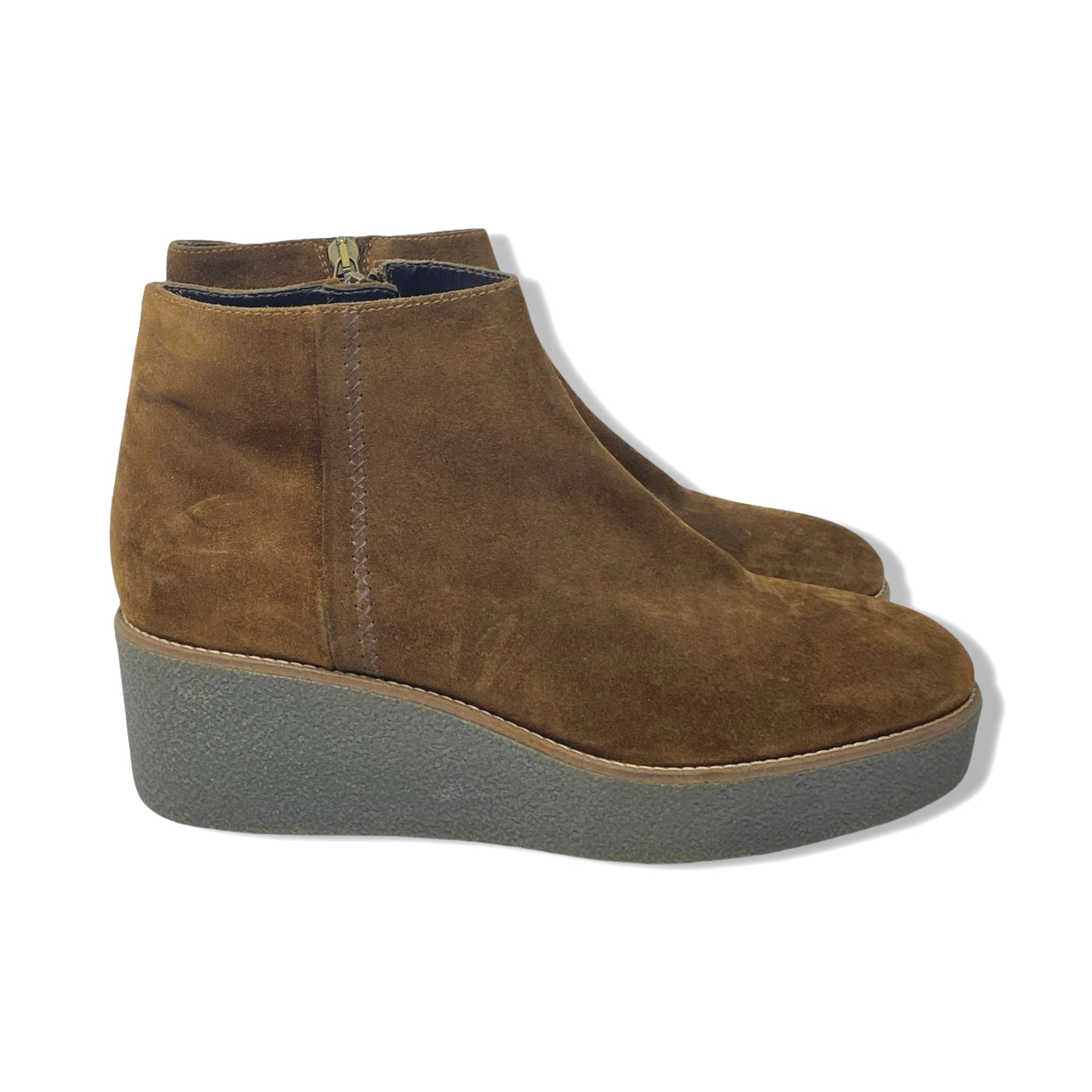 Aquatalia Vina Suede Platform Boots