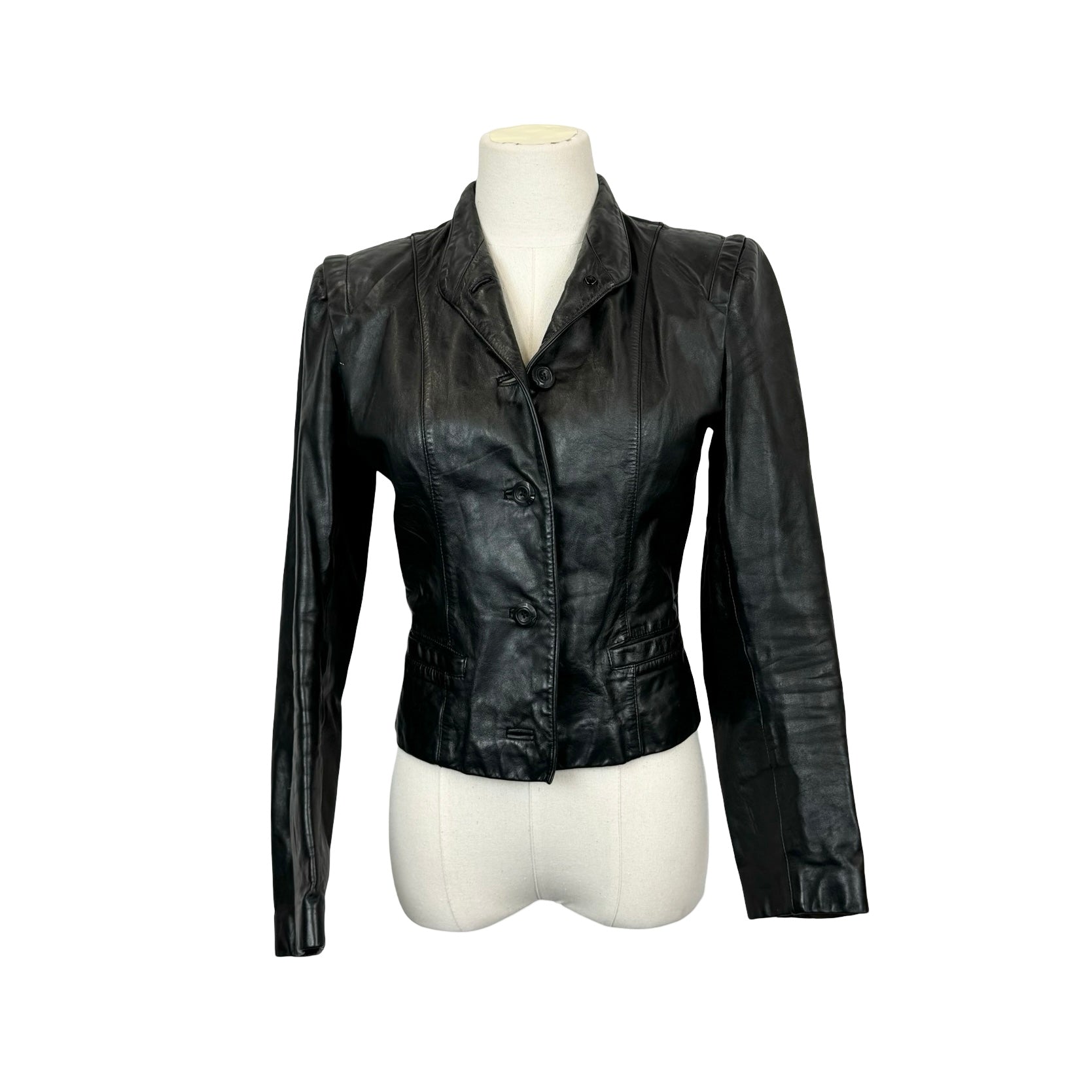 Vintage Wilsons Cropped Leather Jacket