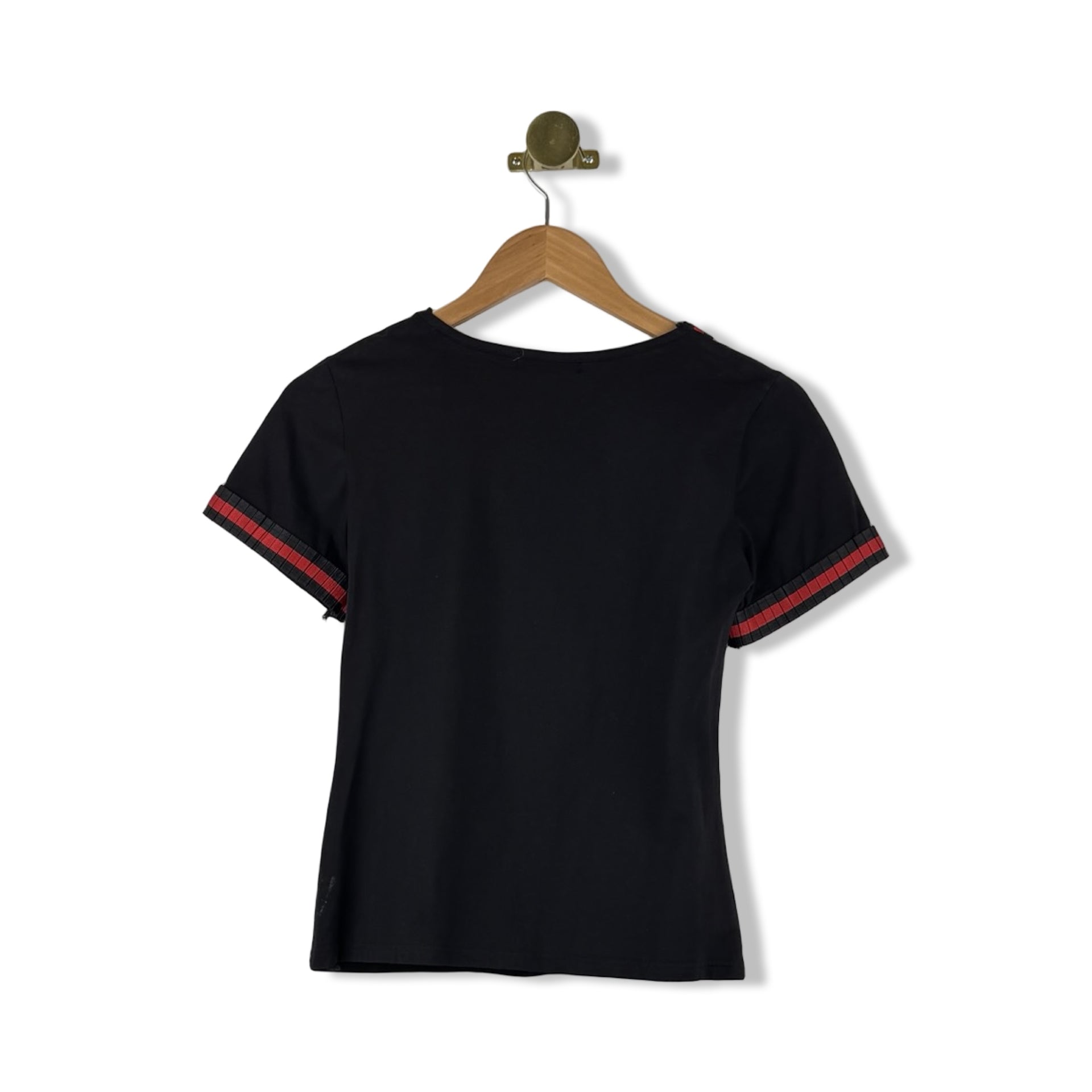 Julia Pearl Ribbon Keyhole Top