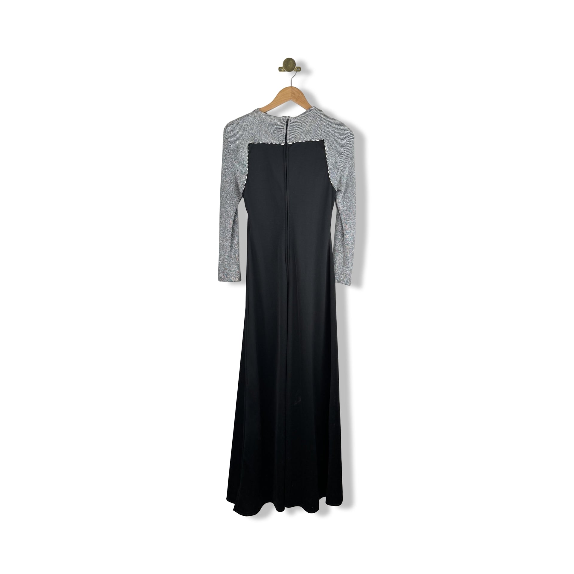 Vintage Metalic Maxi Dress