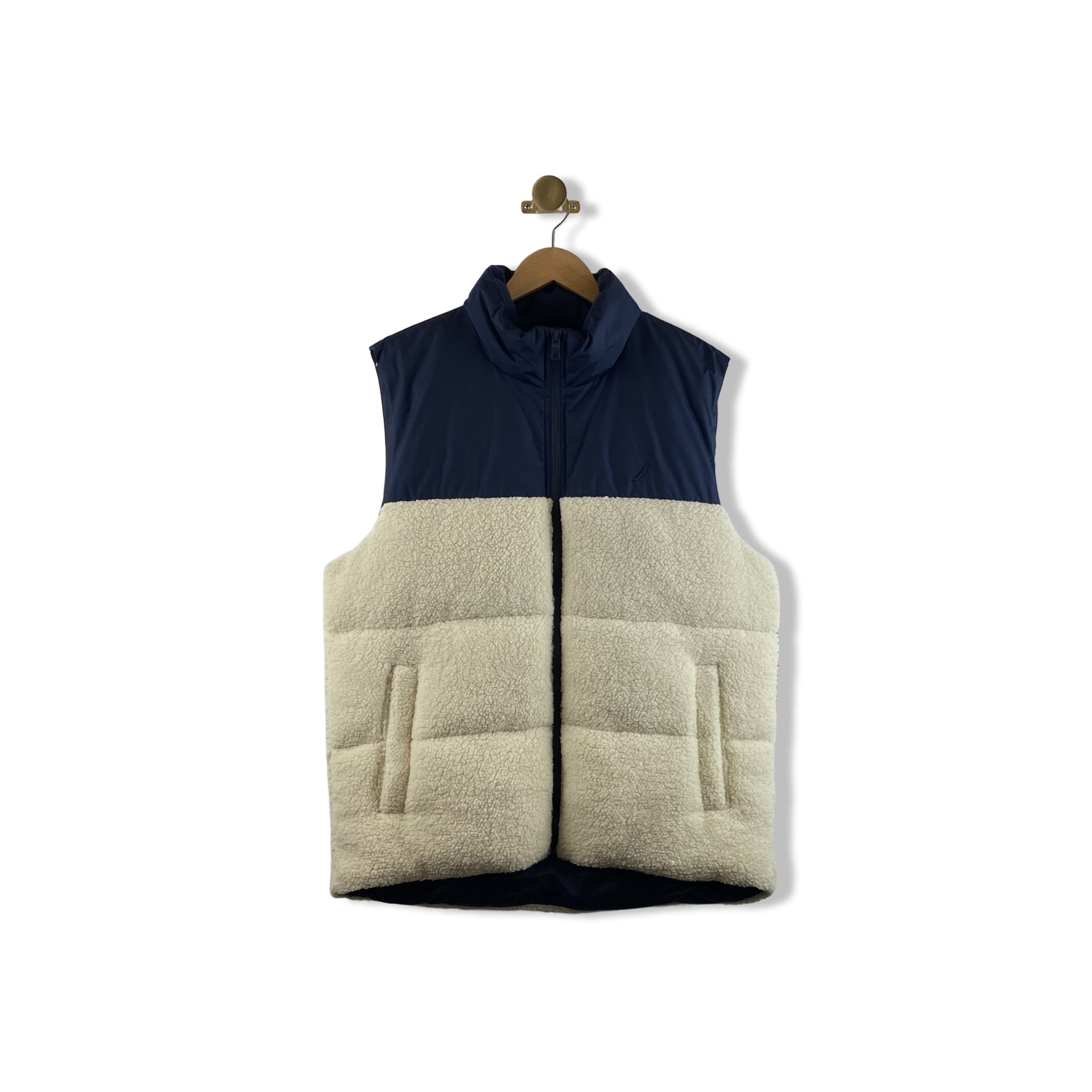 Nautica Sherpa Panel Vest