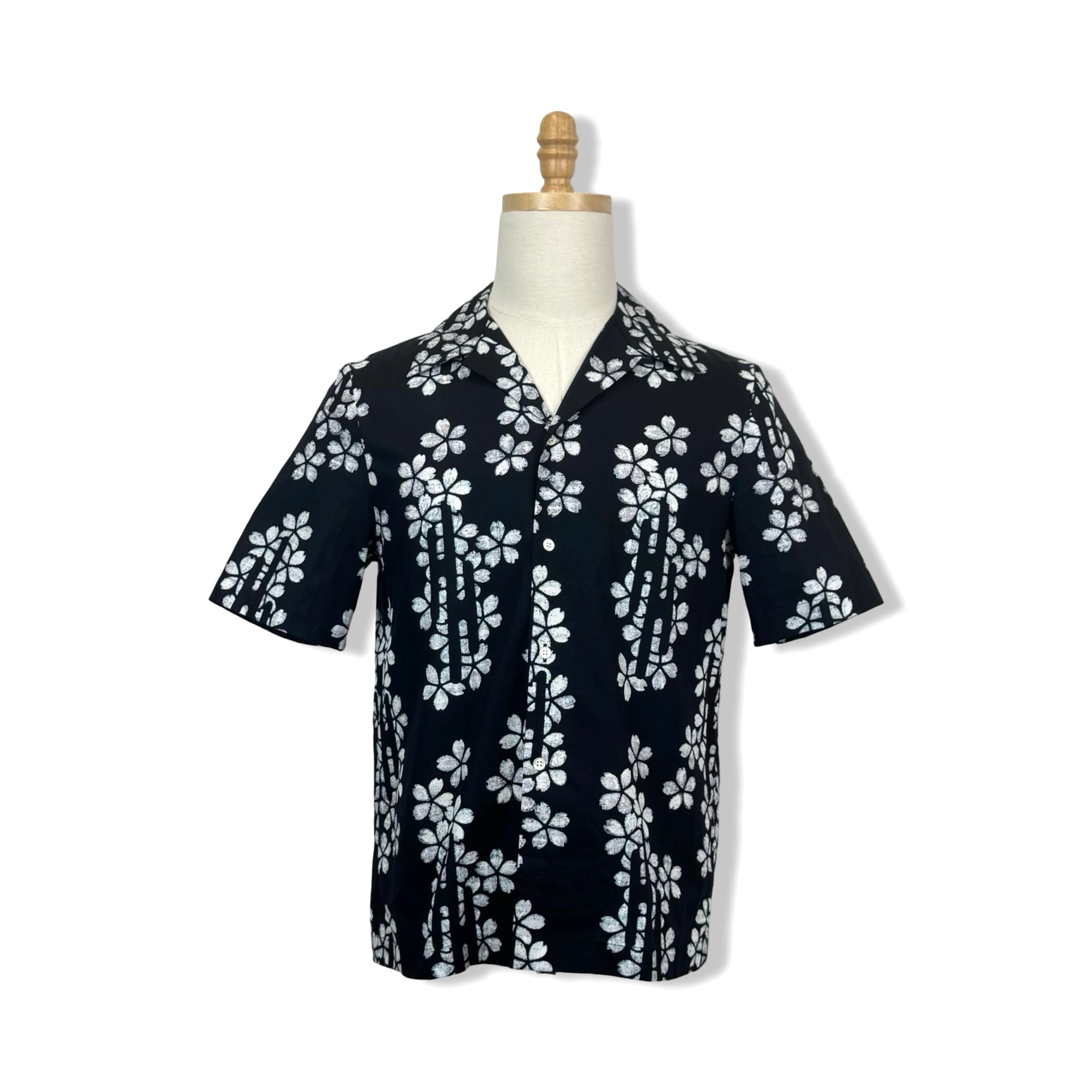 COS Floral Print Button Up Shirt