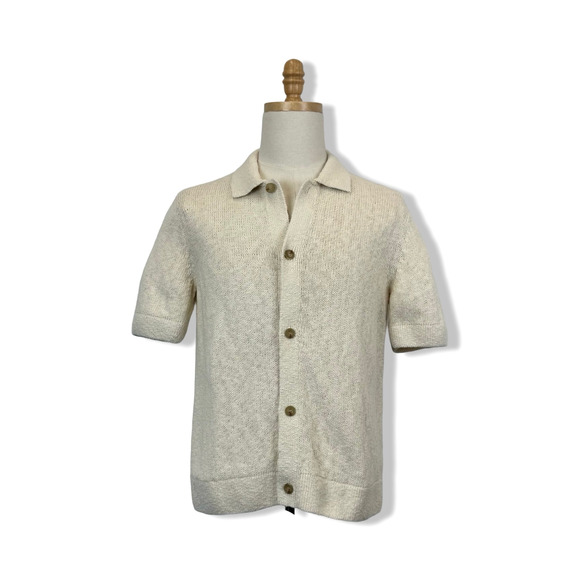 COS Relaxed Fit Knit Polo Shirt