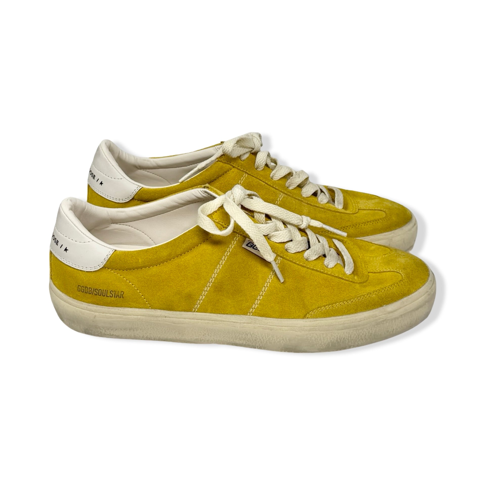 Golden Goose Soul Star Distressed Suede Sneakers