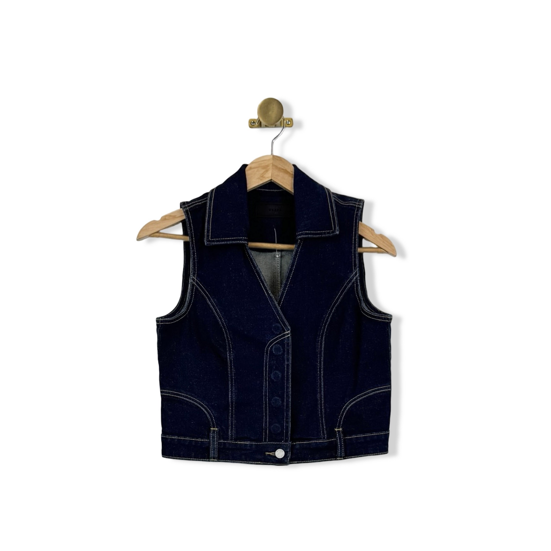 BLANKNYC Dark Wash Vest