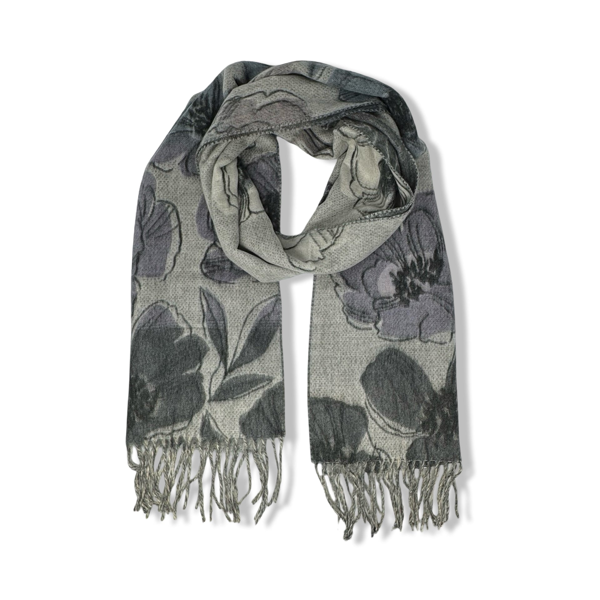 Fraas Floral Print Cashmink Scarf