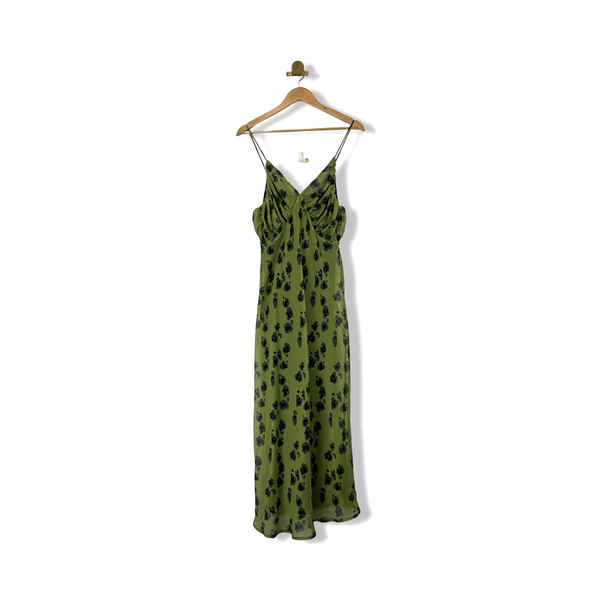 Wild Pony Camu Floral Strap Midi Dress