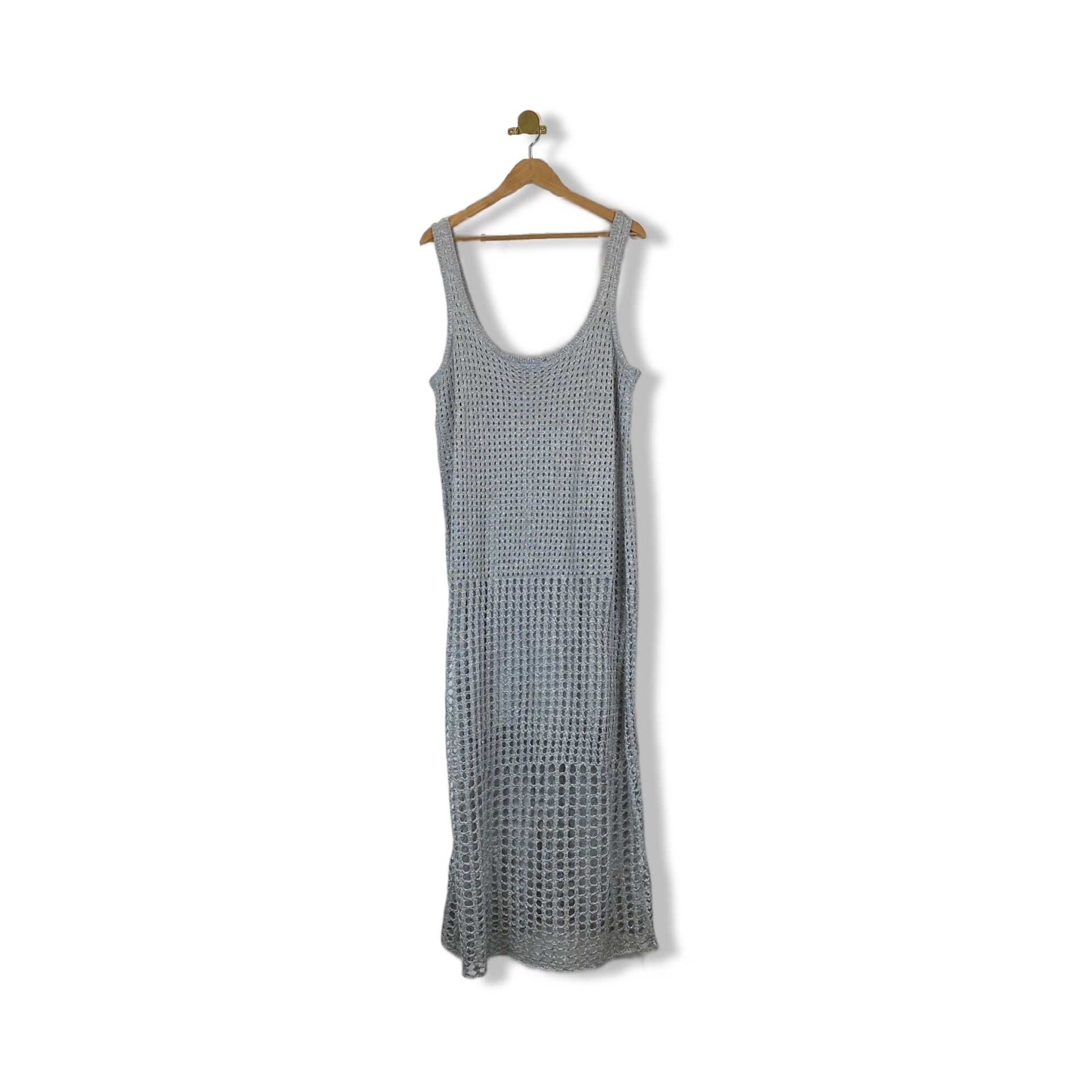 Eloquii Metallic Knitted Dress