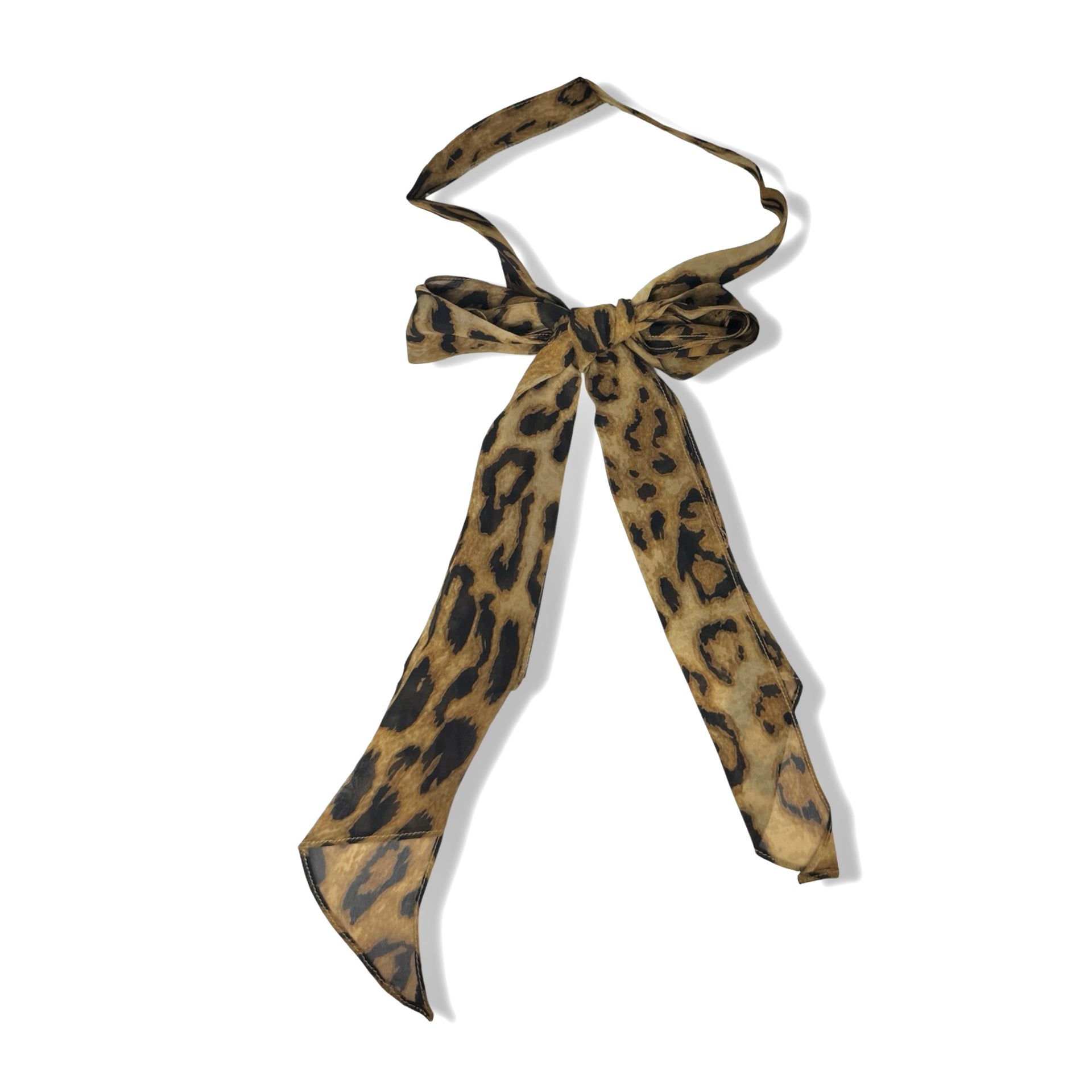 Nili Lotan Ginger Leopard Campell Neck Tie