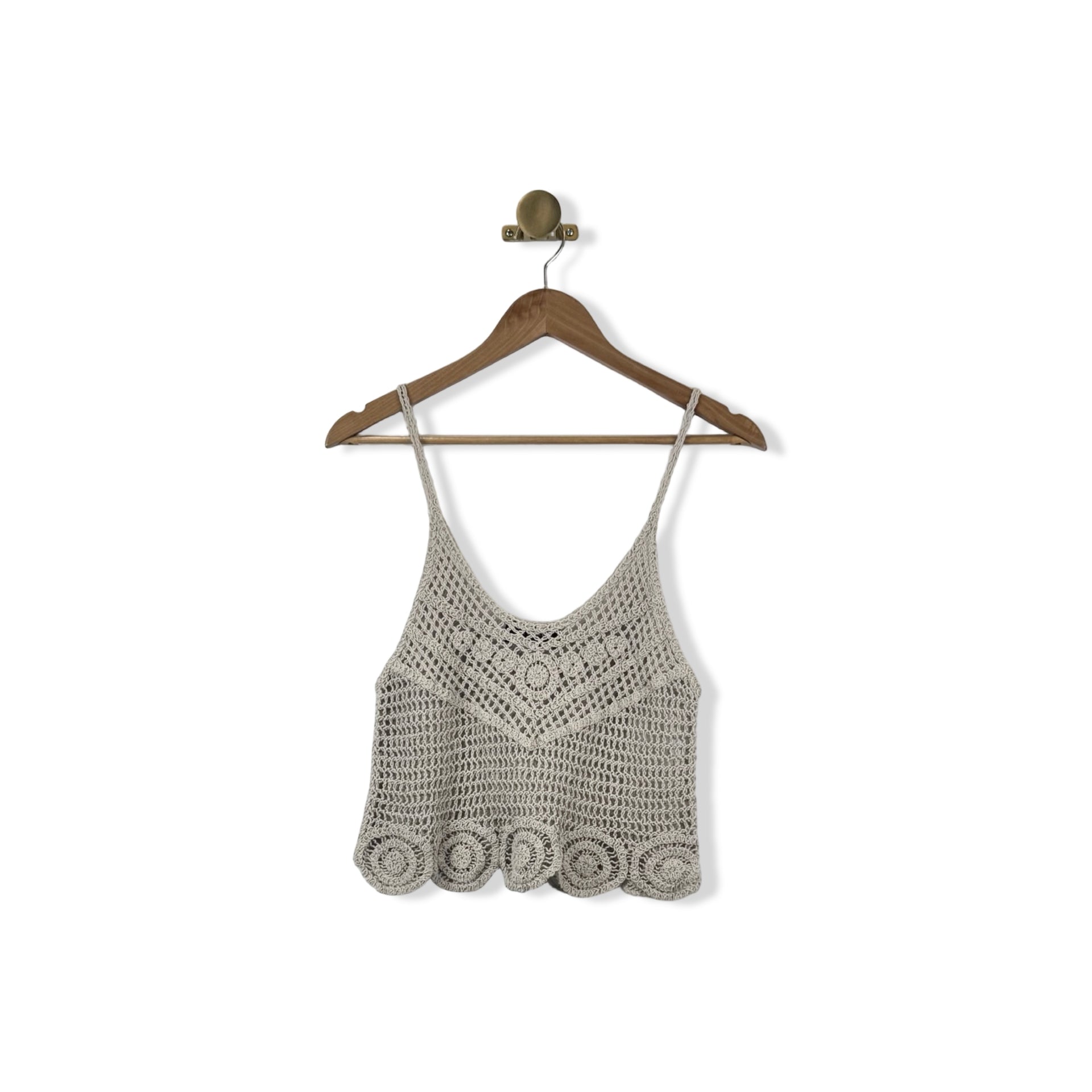 La Comet Crochet Crop Top