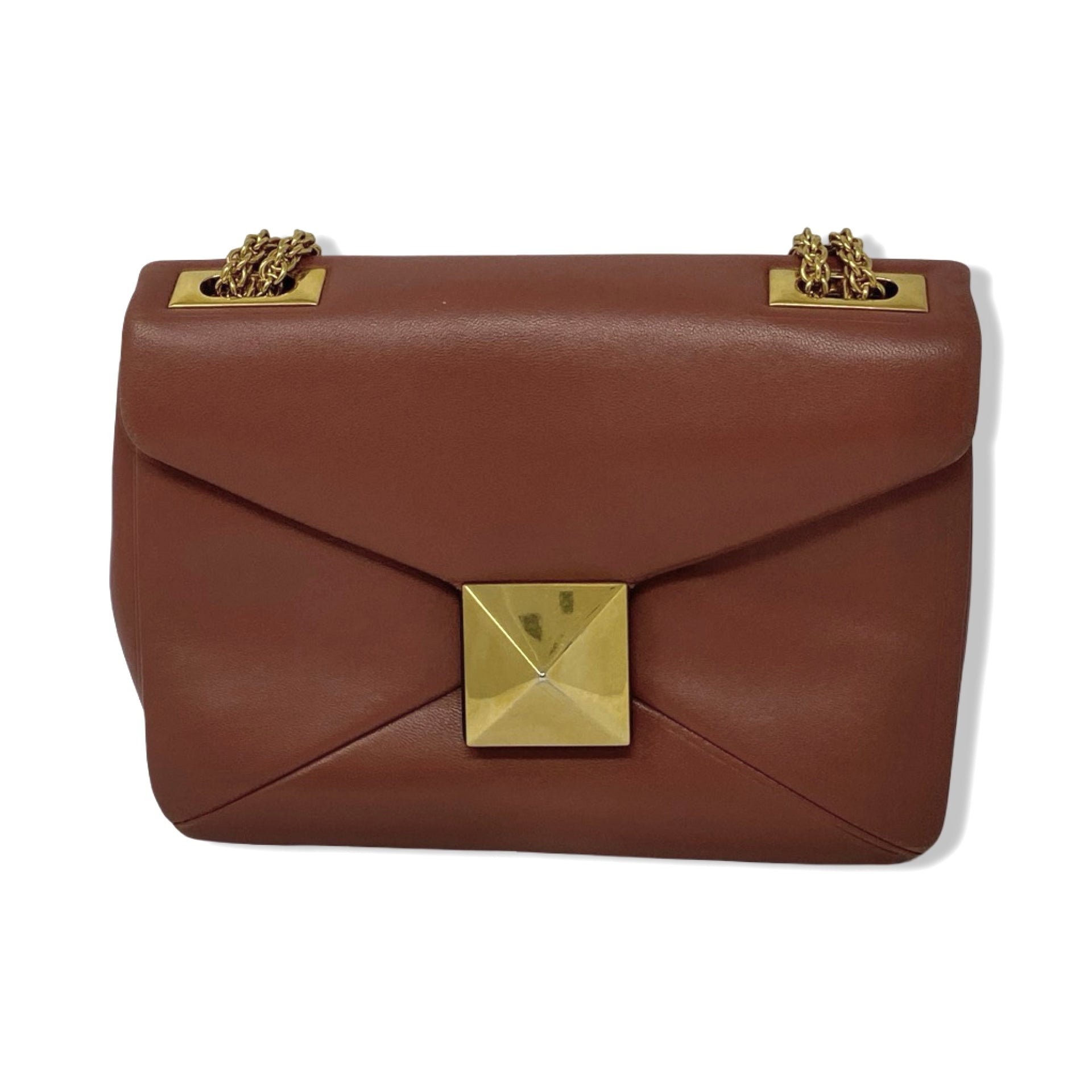Valentino One Stud Nappa Bag with Chain