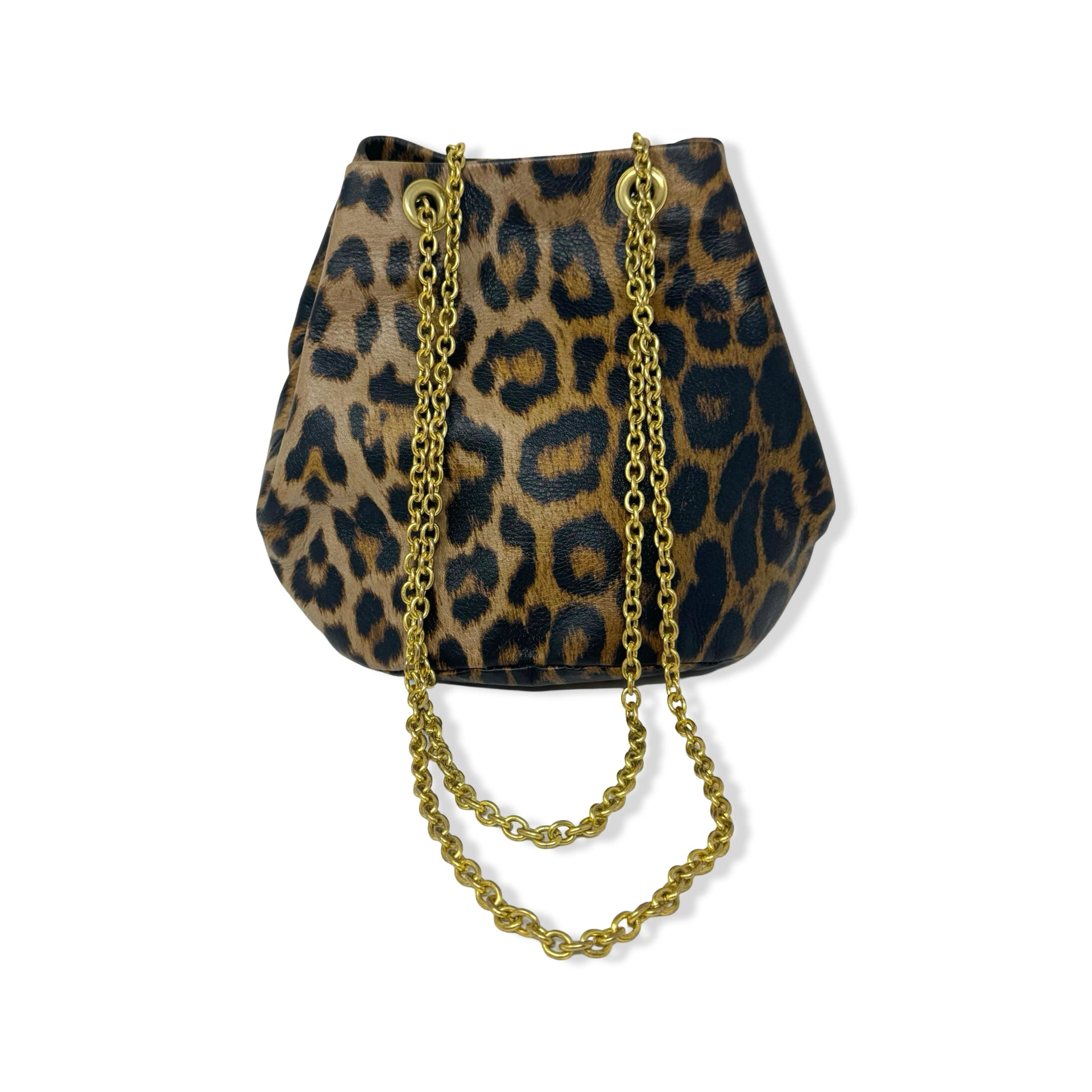 Laggo Leopard Bucket Bag