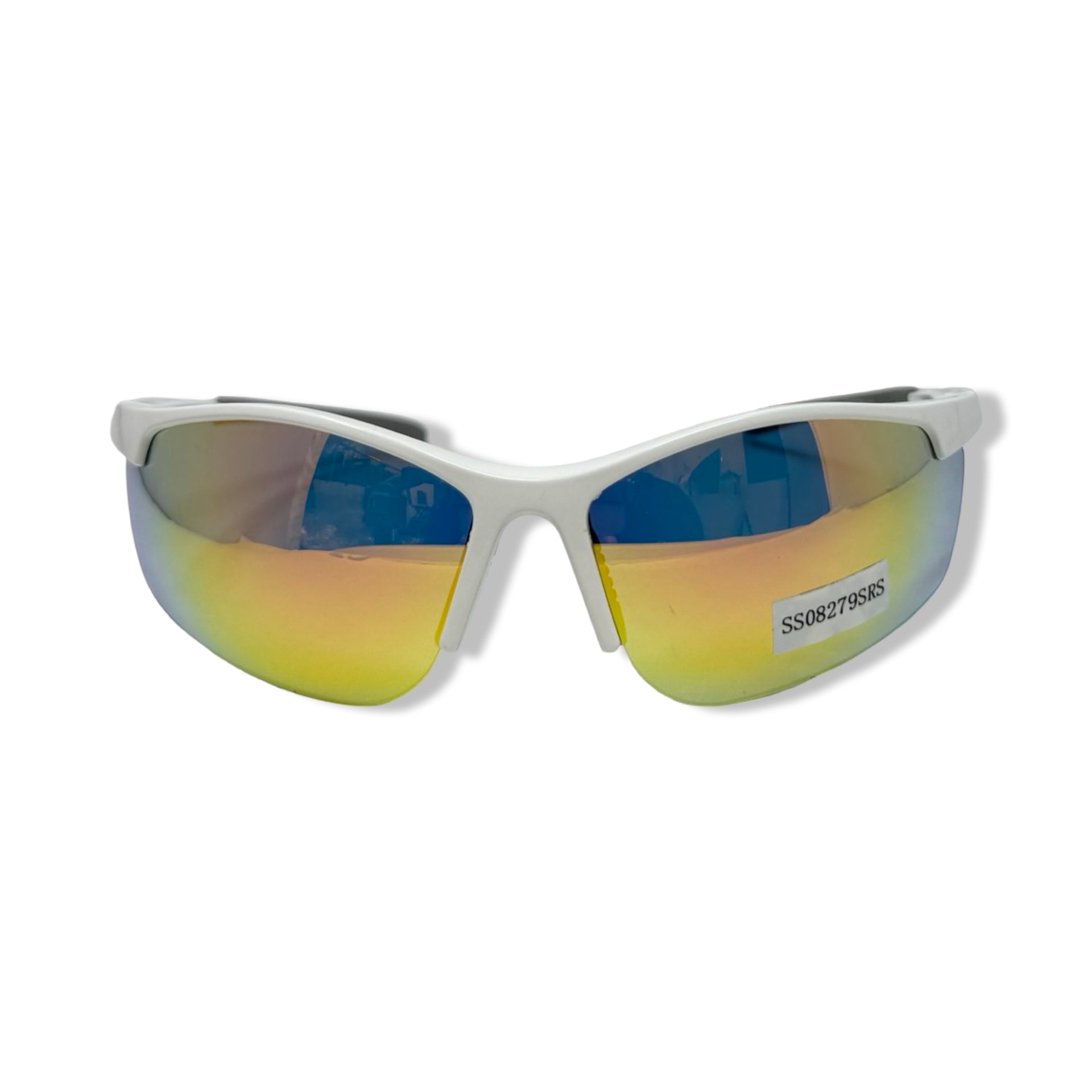 Mirrored Lens Sport Sunglasses
