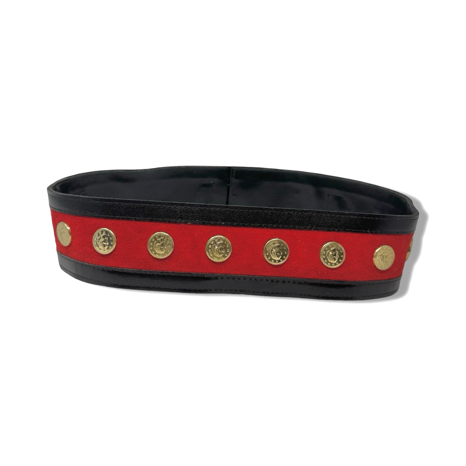 Vintage R.J. Graziano Suede Panel Coin Belt
