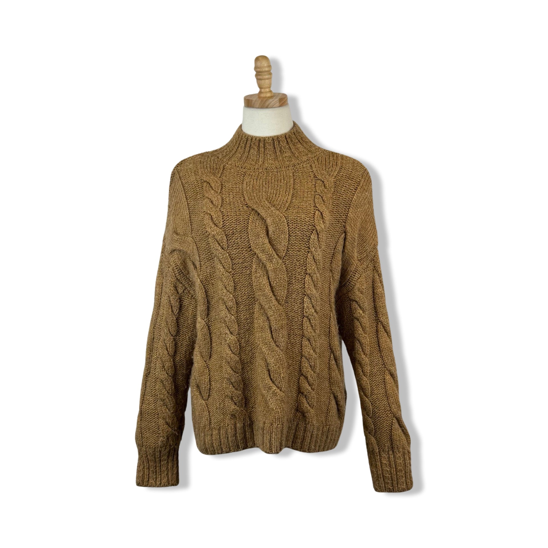 Anthropologie Chunky Cable Knit Sweater