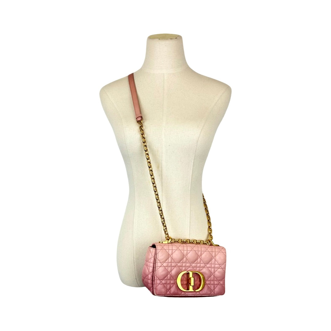 Christian Dior Lambskin Gradient Small Caro Bag-Thumbnail