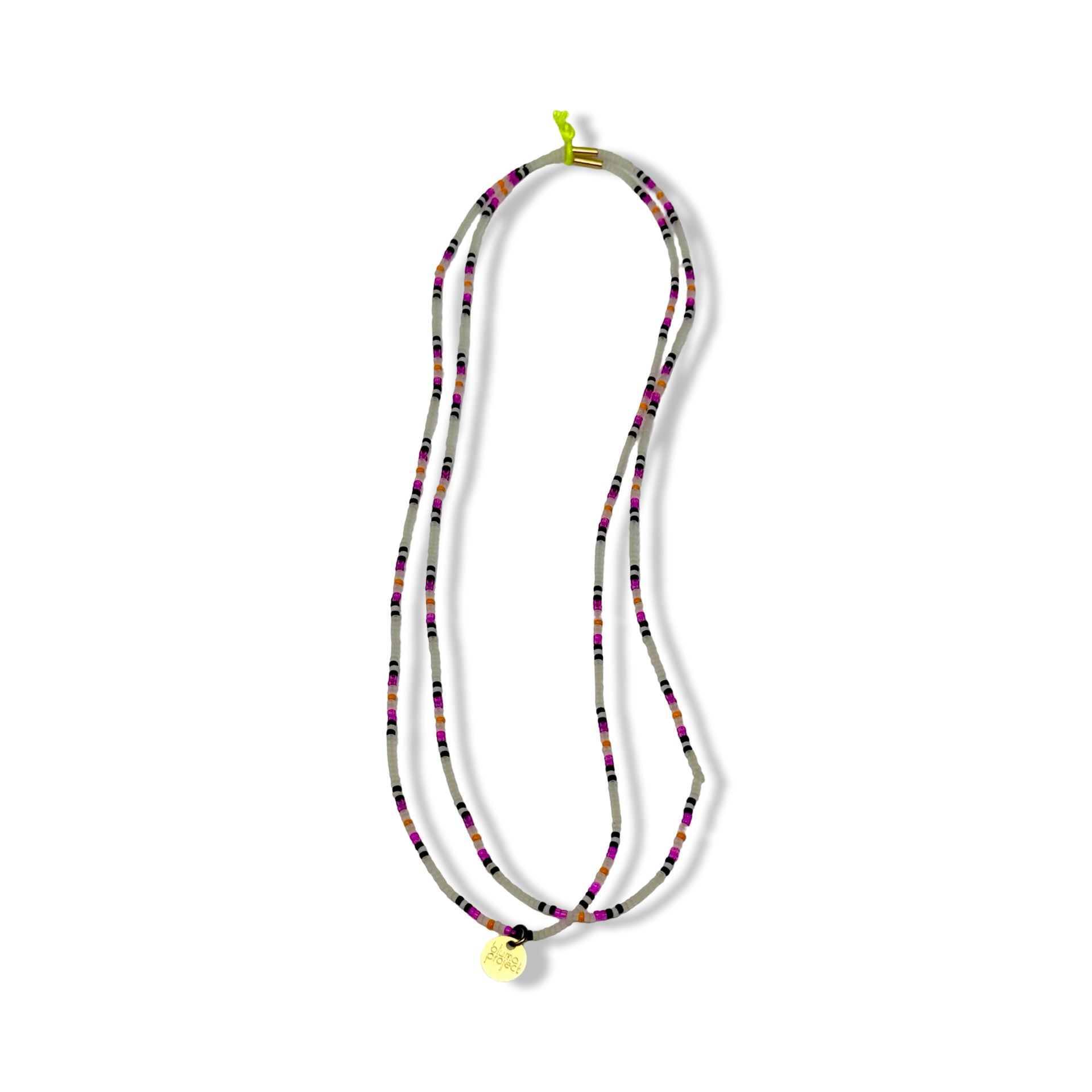 Bluma Patterned Set of 2 Beaded Choker