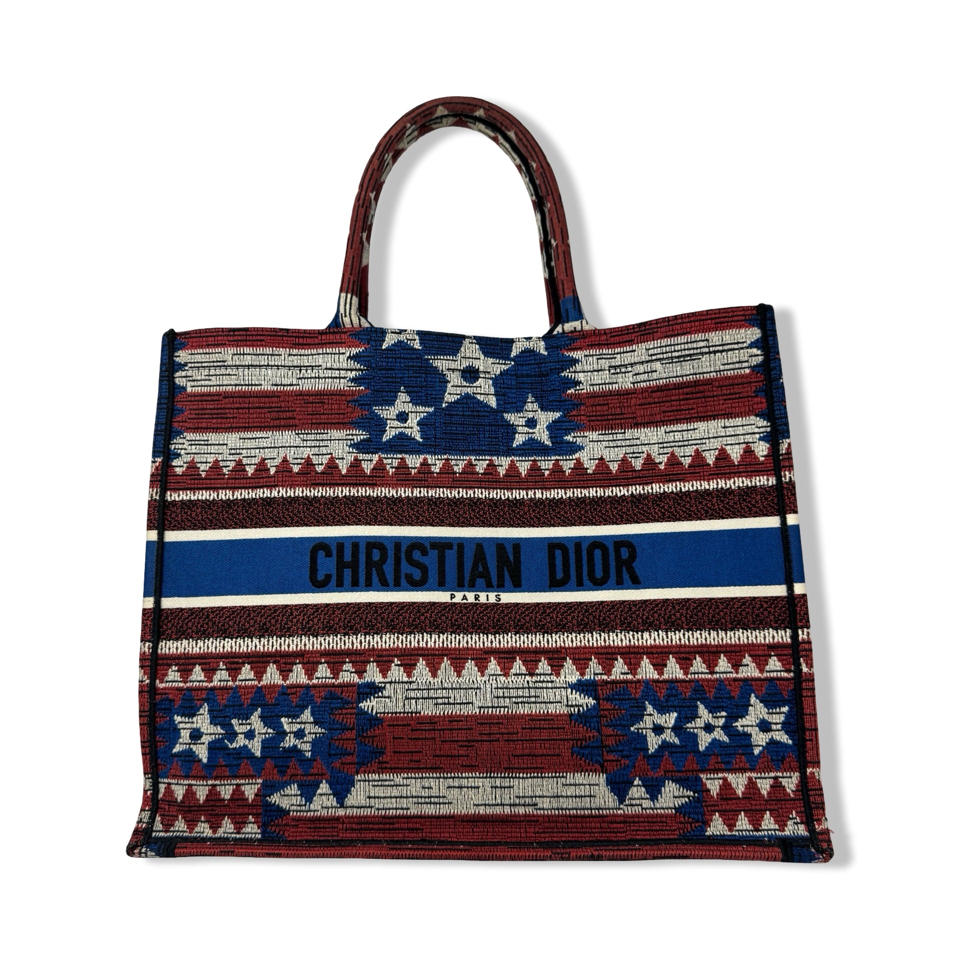 Christian Dior American Flag Large Book Tote