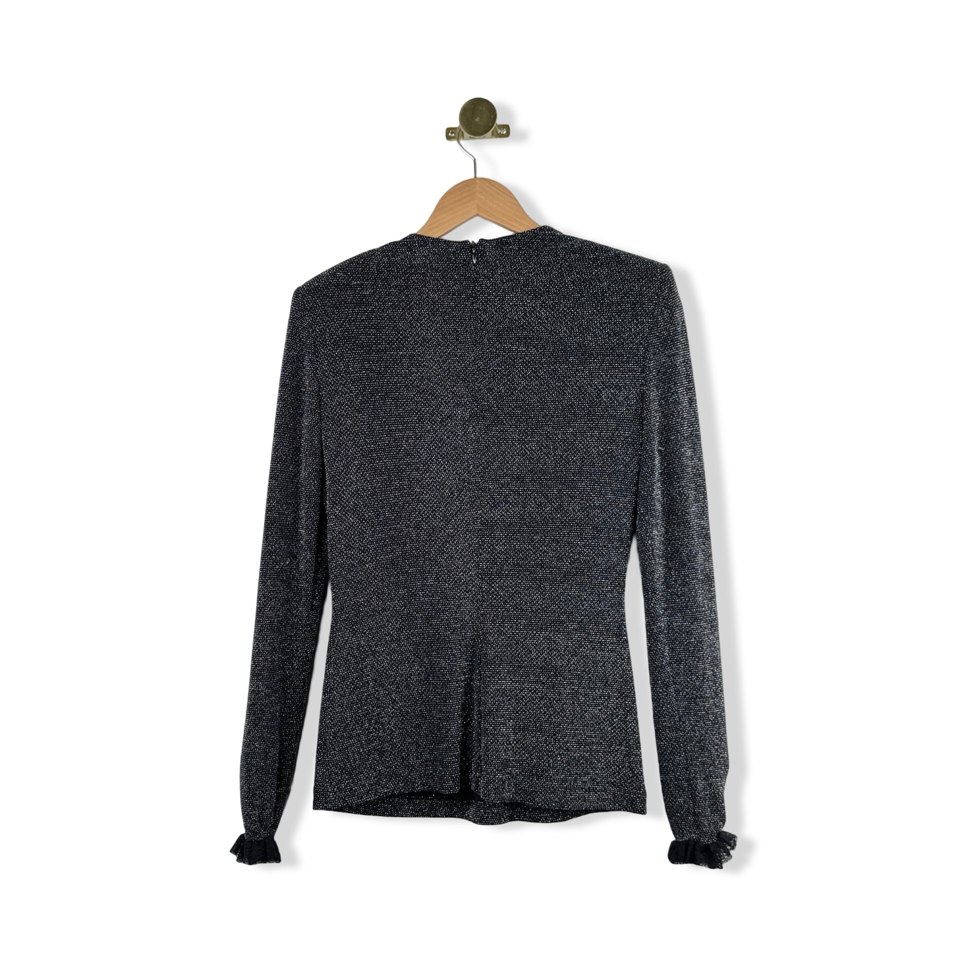 Philosophy Metallic Long Sleeve Top