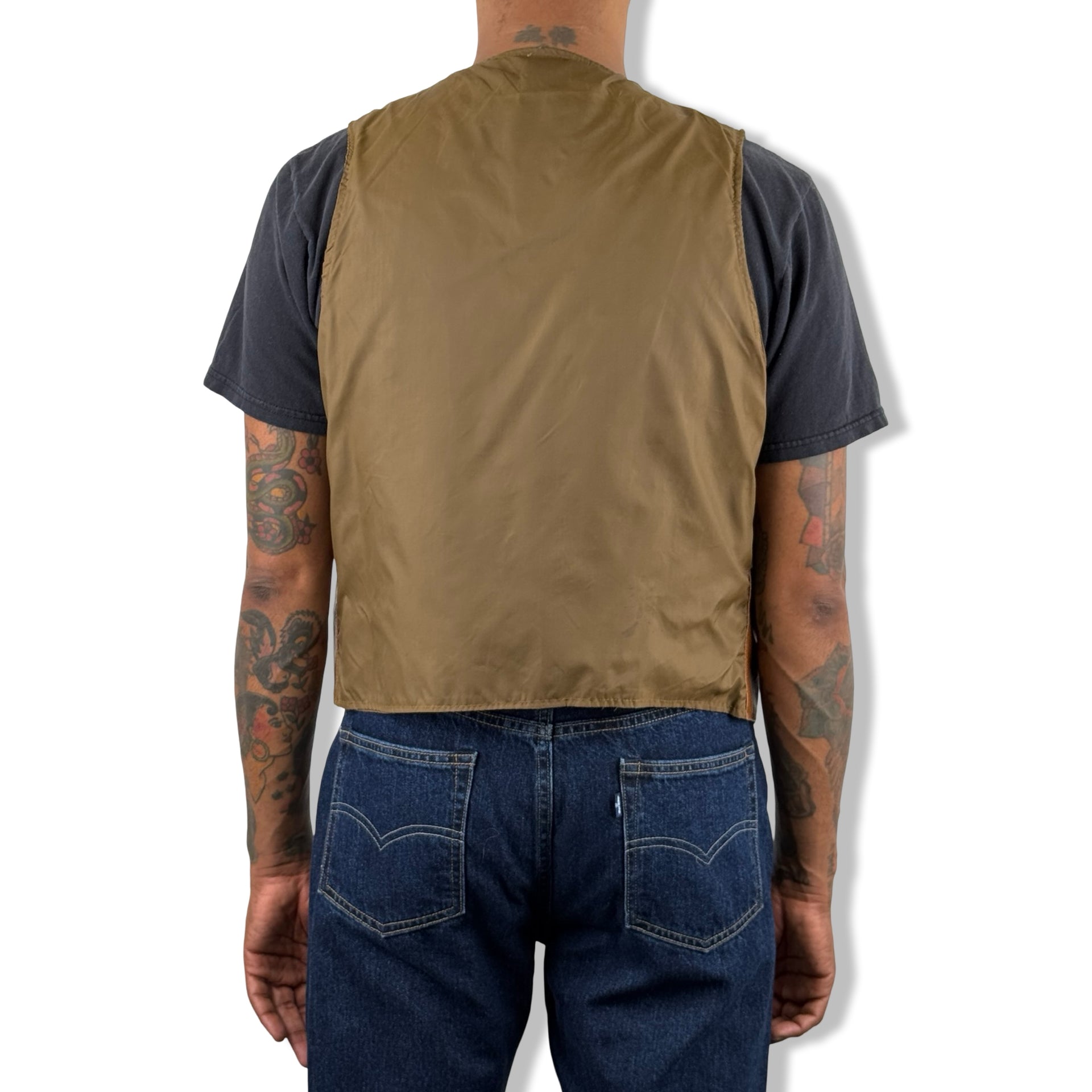 Vintage The Leather Shop Western Vest