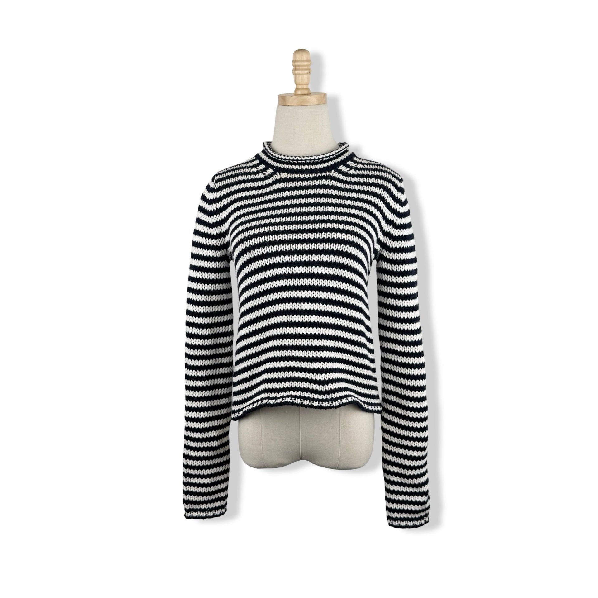 La Ligne Thick Knit Striped Sweater