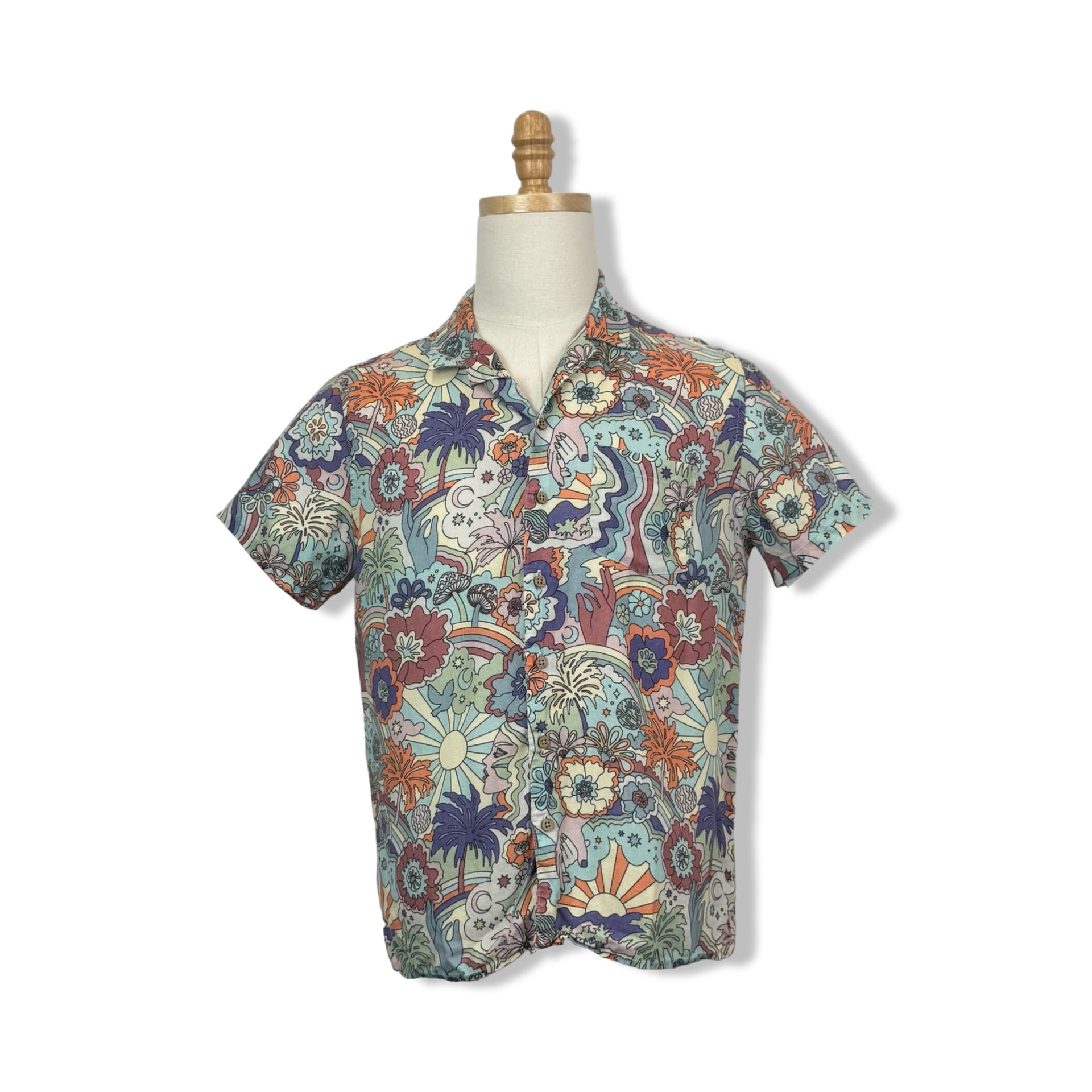 Marine Layer Patterned Button Up Shirt