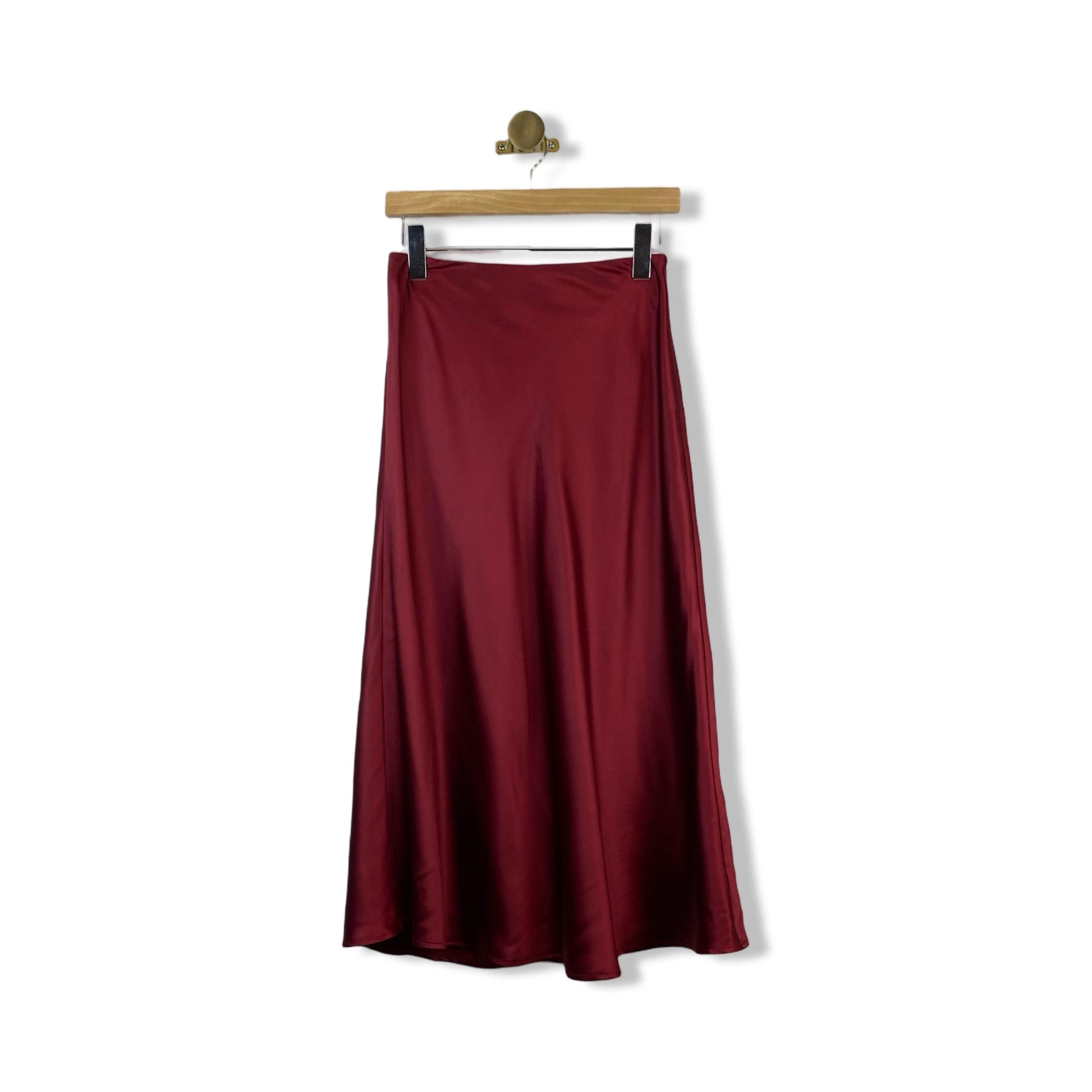 Area Stars Stella Satin Midi Skirt