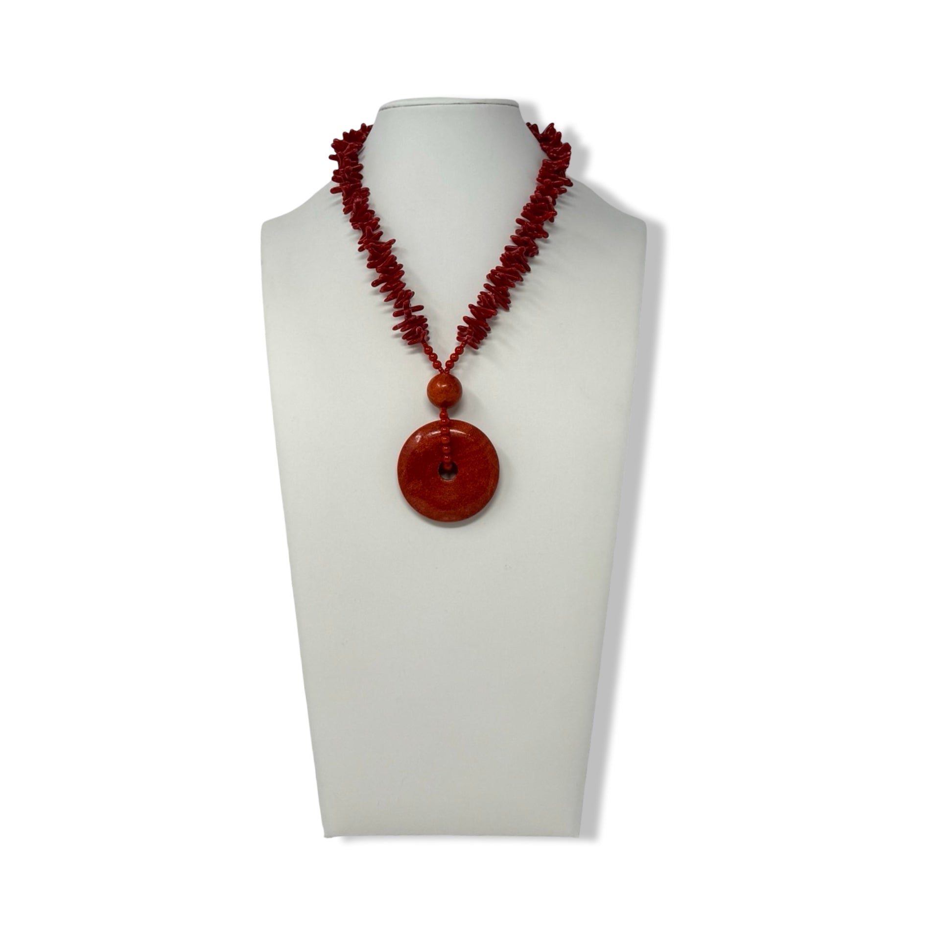 R.J. Graziano Coral Chip Necklace