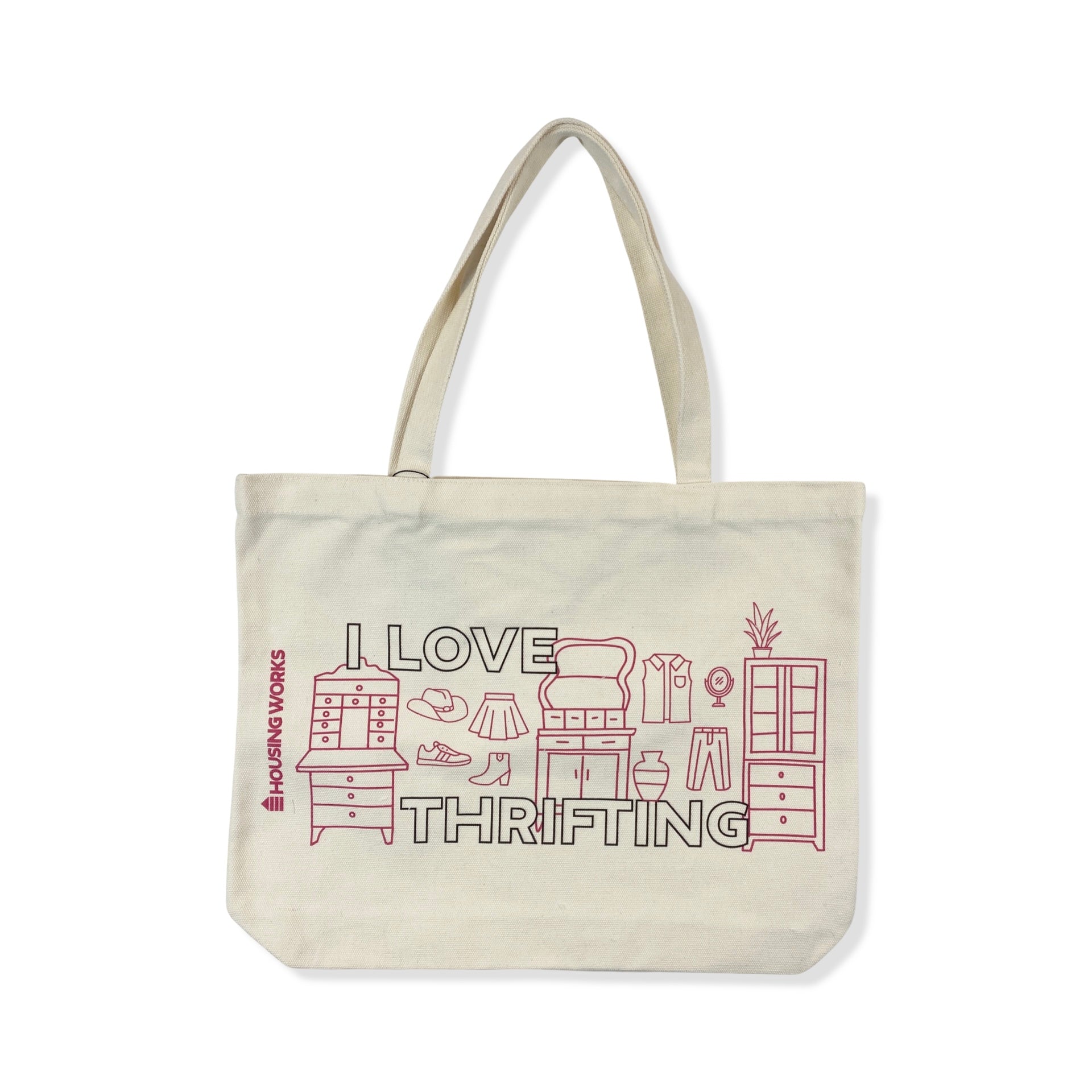 Housing Works I Love Thrifting Tote Bag