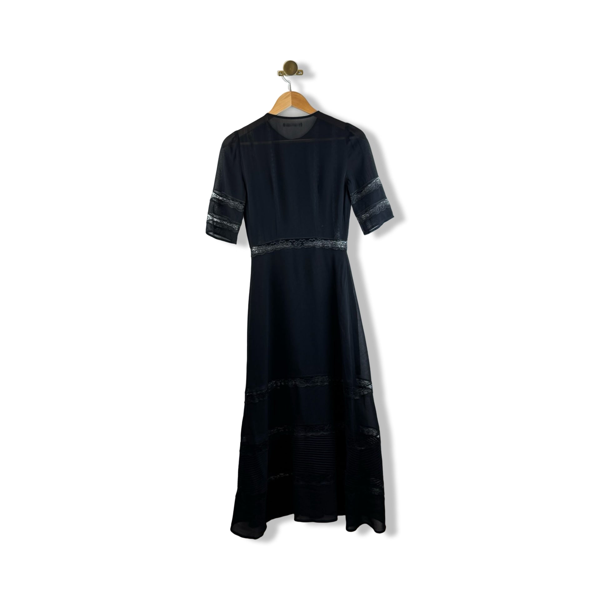 Reformation Sheer Lace Dress