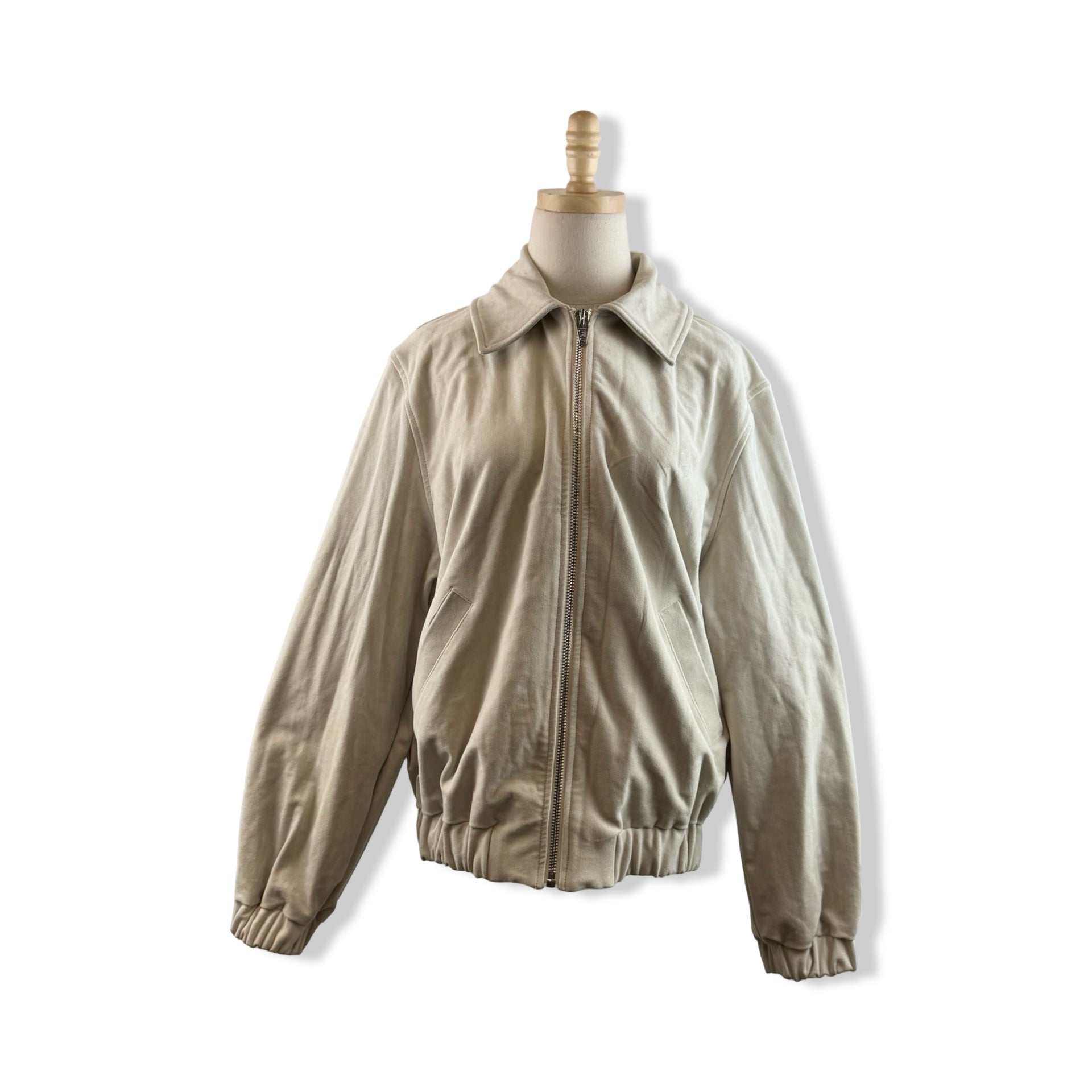 BLANKNYC Faux Suede Zip Jacket