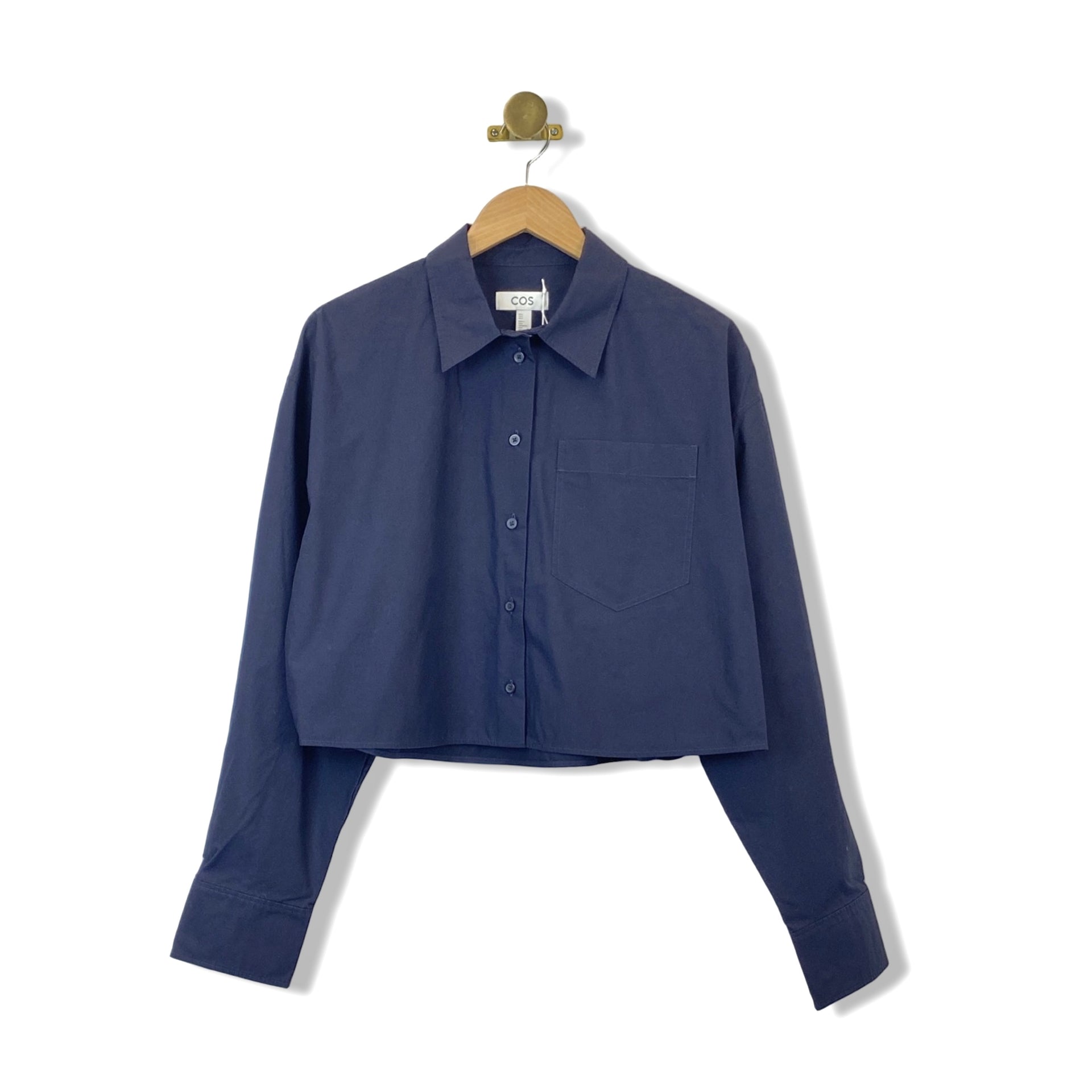 COS Cropped Poplin Shirt