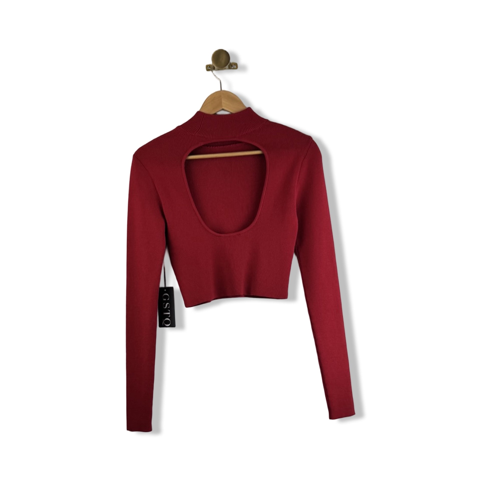 GSTQ Open Back Sweater