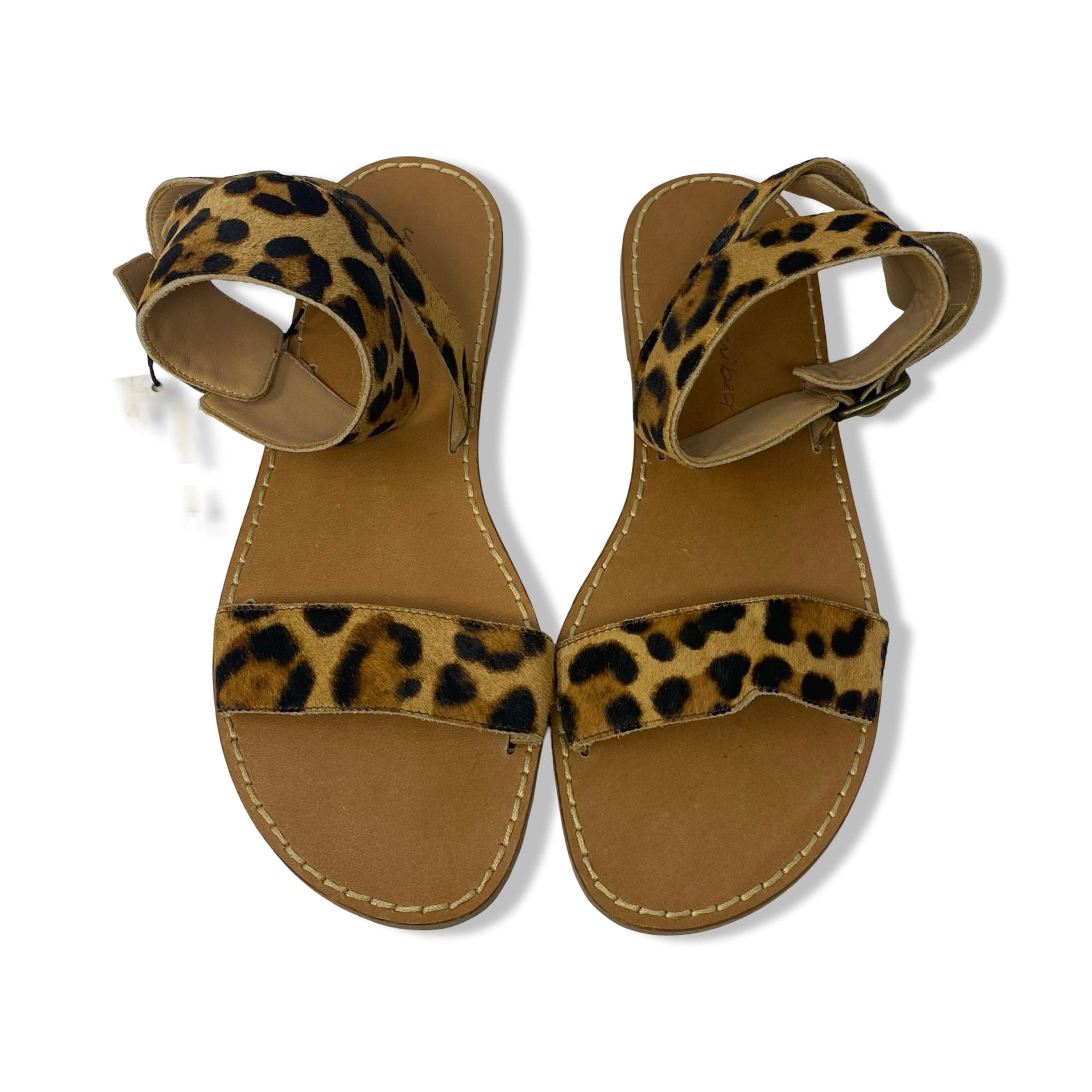 Unsubscribed Leopard Hair Calf Sandal