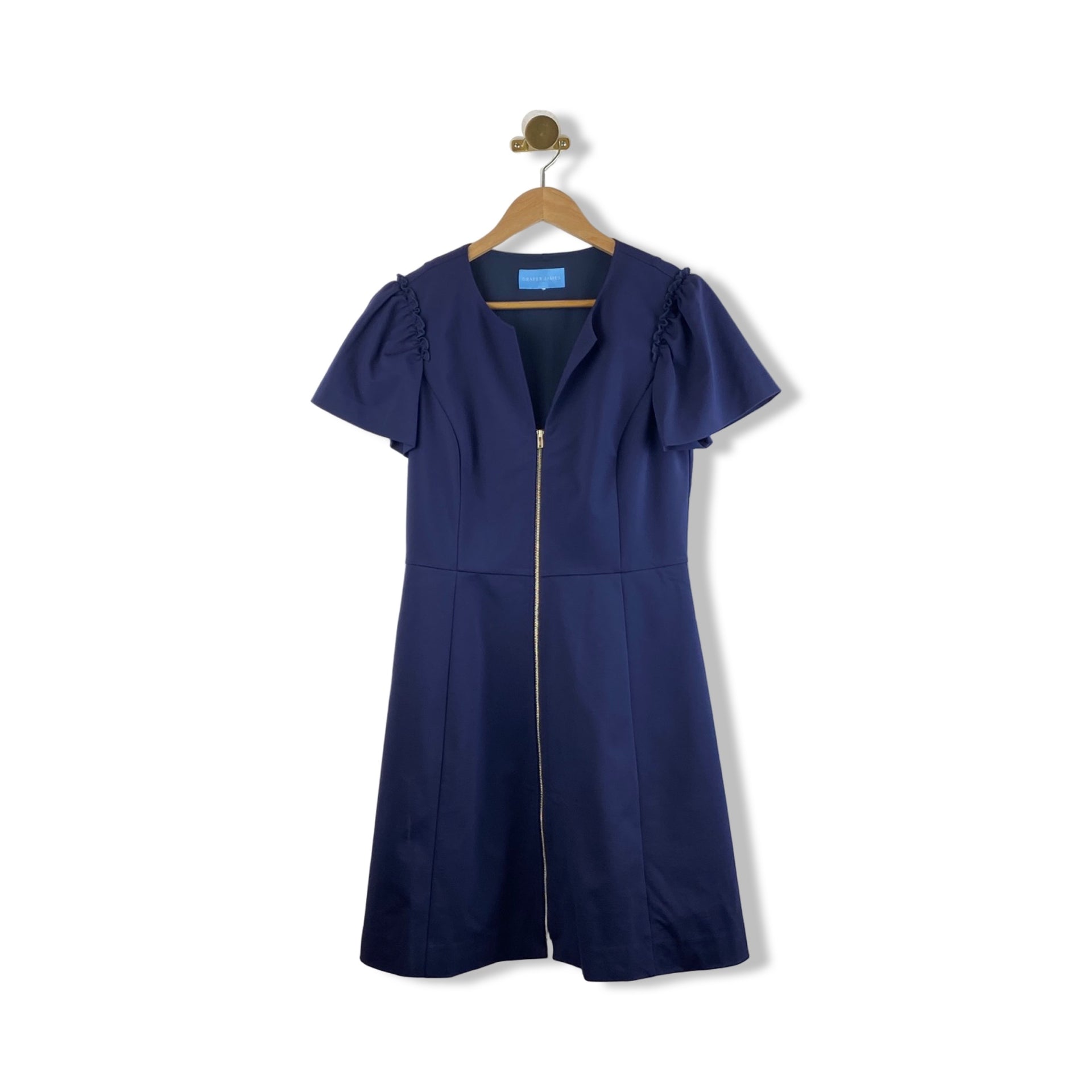 Draper James Ruffle Sleeve Midi Dress