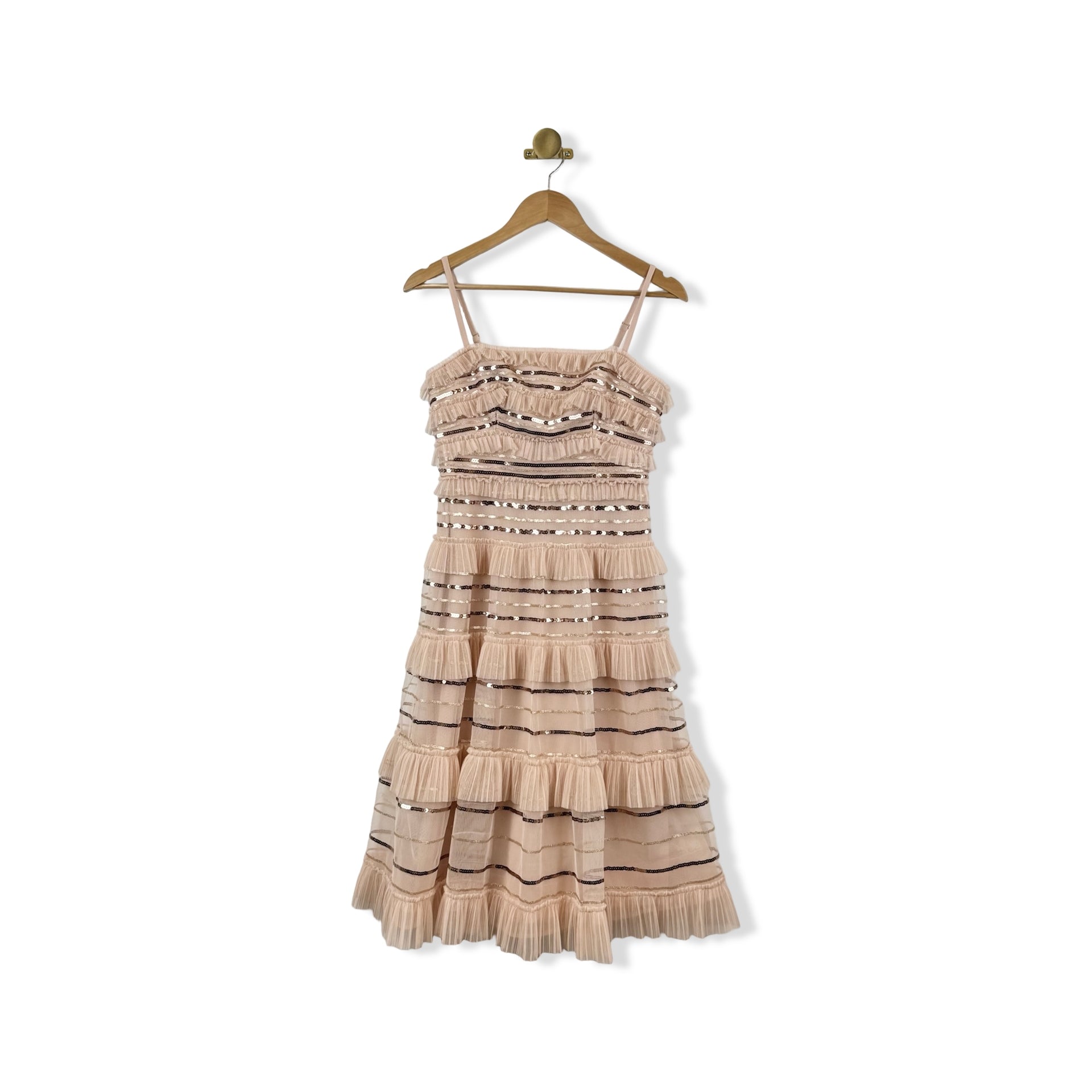 BCBGMaxazria Sequin Trim Dress