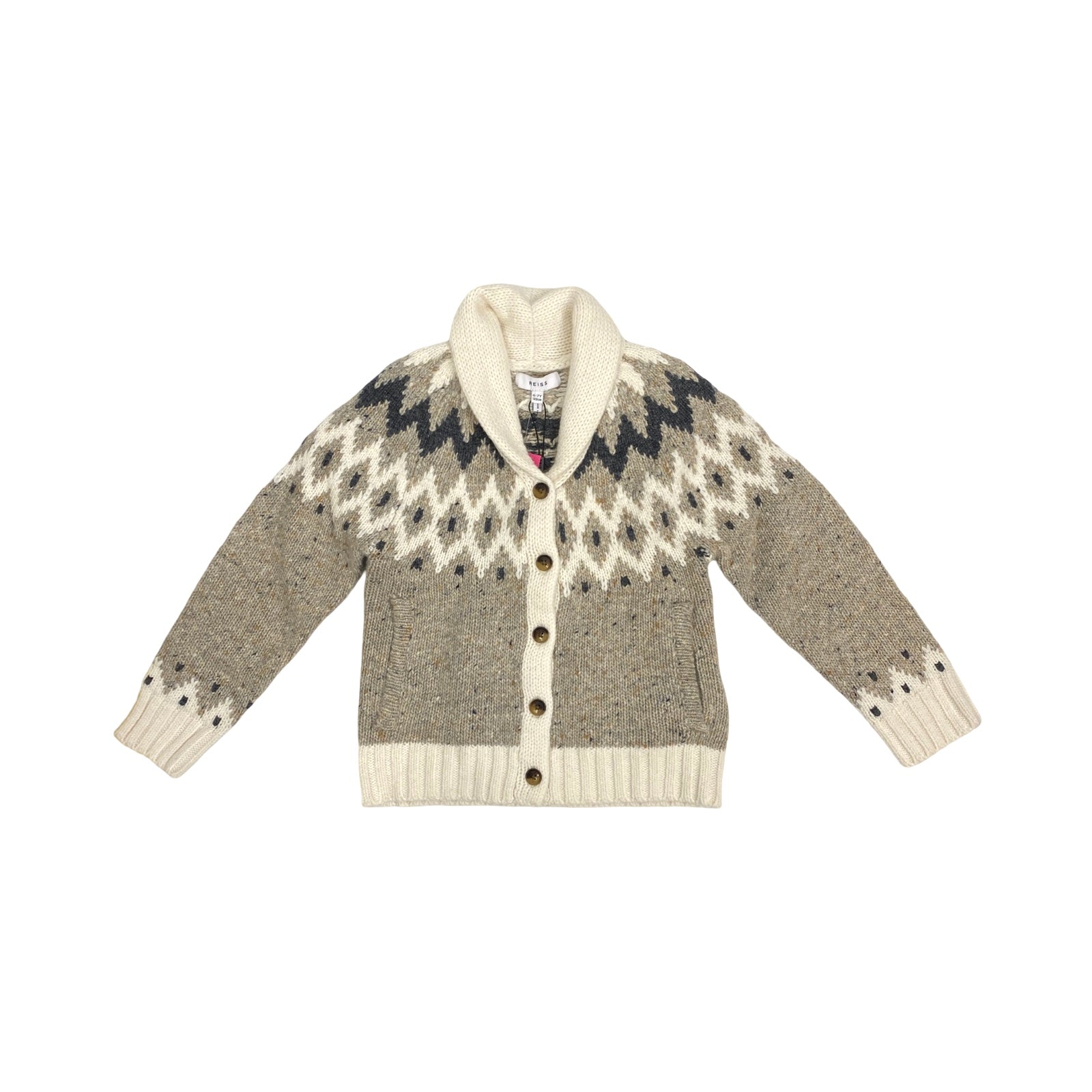 Reiss Anderson Junior Fair Isle Cardigan